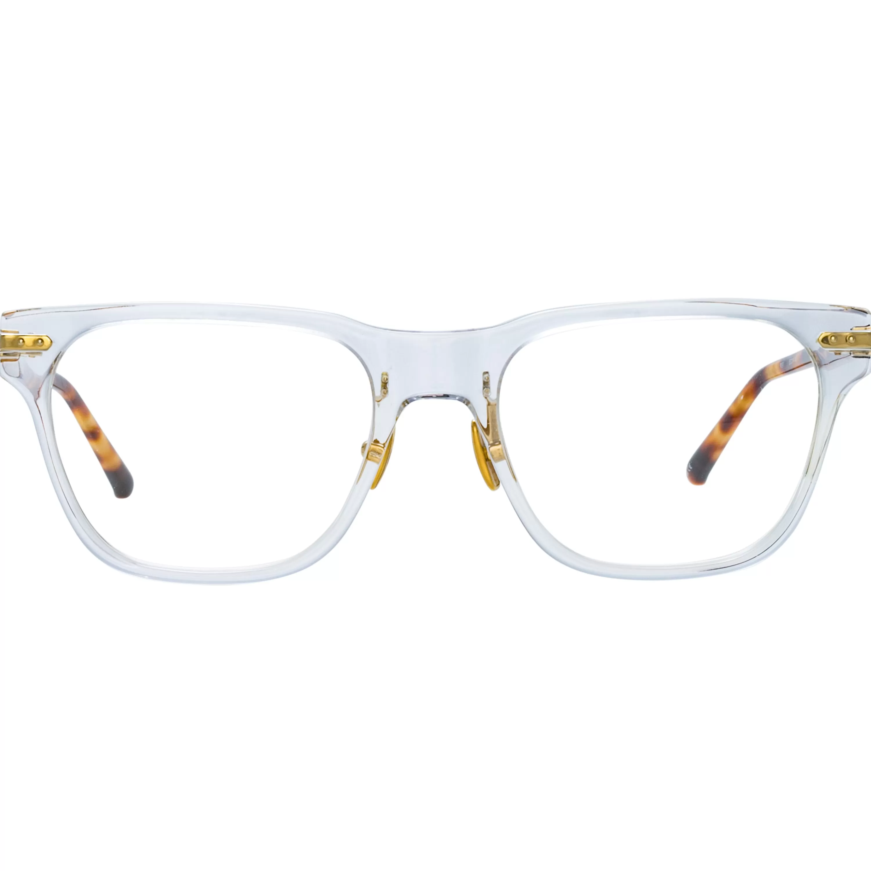 Linda Farrow Men's Cove Optical D-Frame in Clear (Asian Fit)