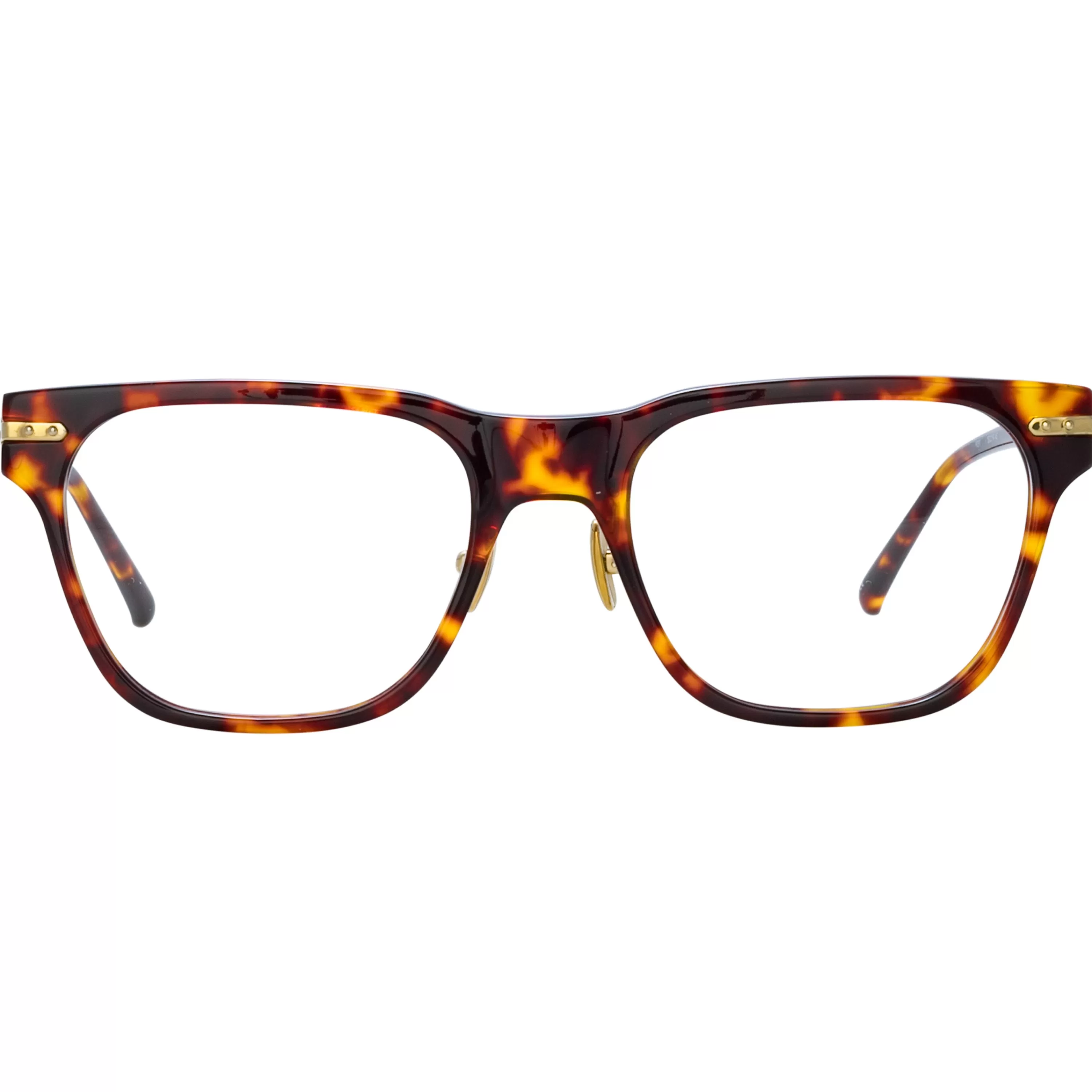 Linda Farrow Men's Cove Optical D-Frame in Tortoiseshell (Asian Fit)