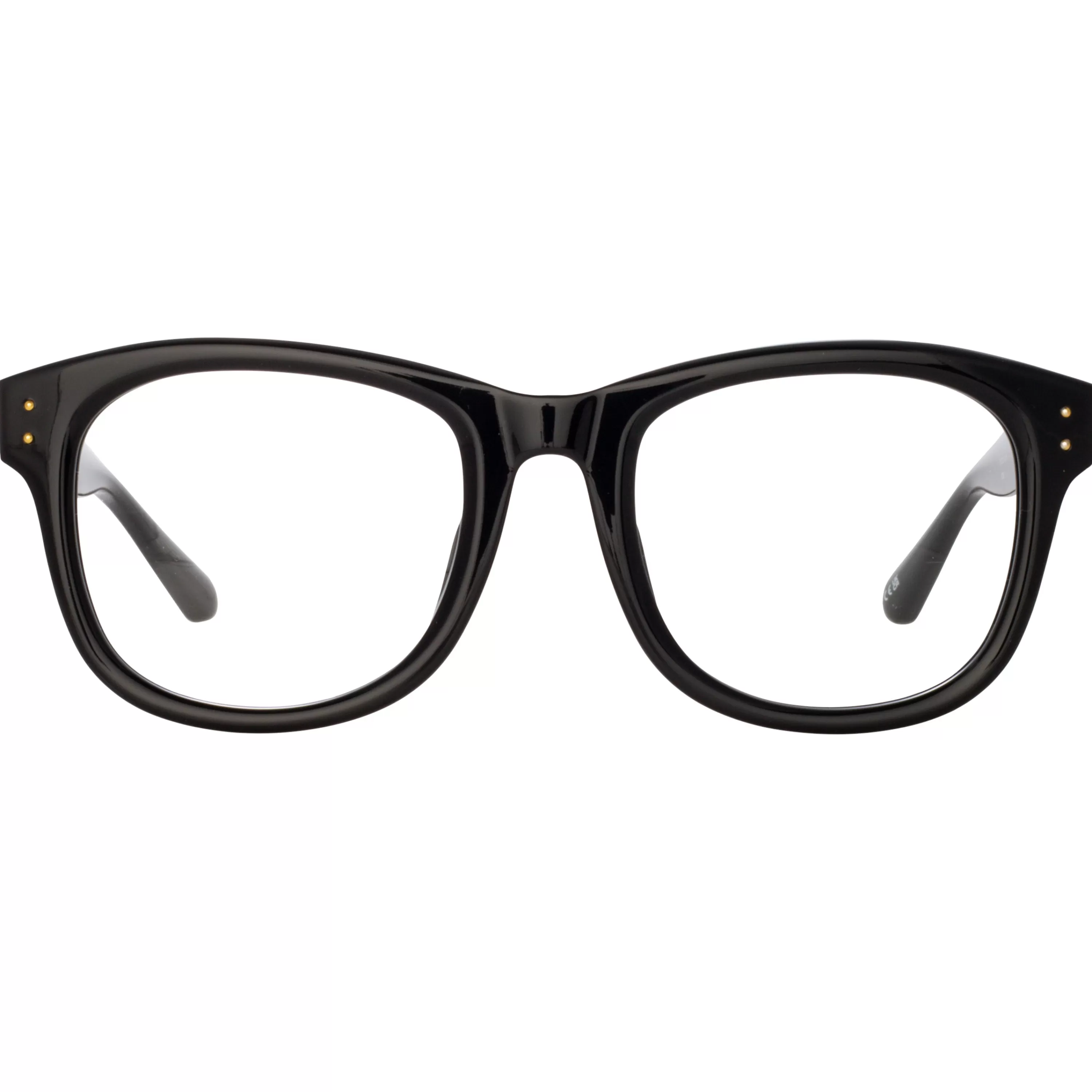 LINDA FARROW (U.K.) Men's Edson Optical D-Frame in Black