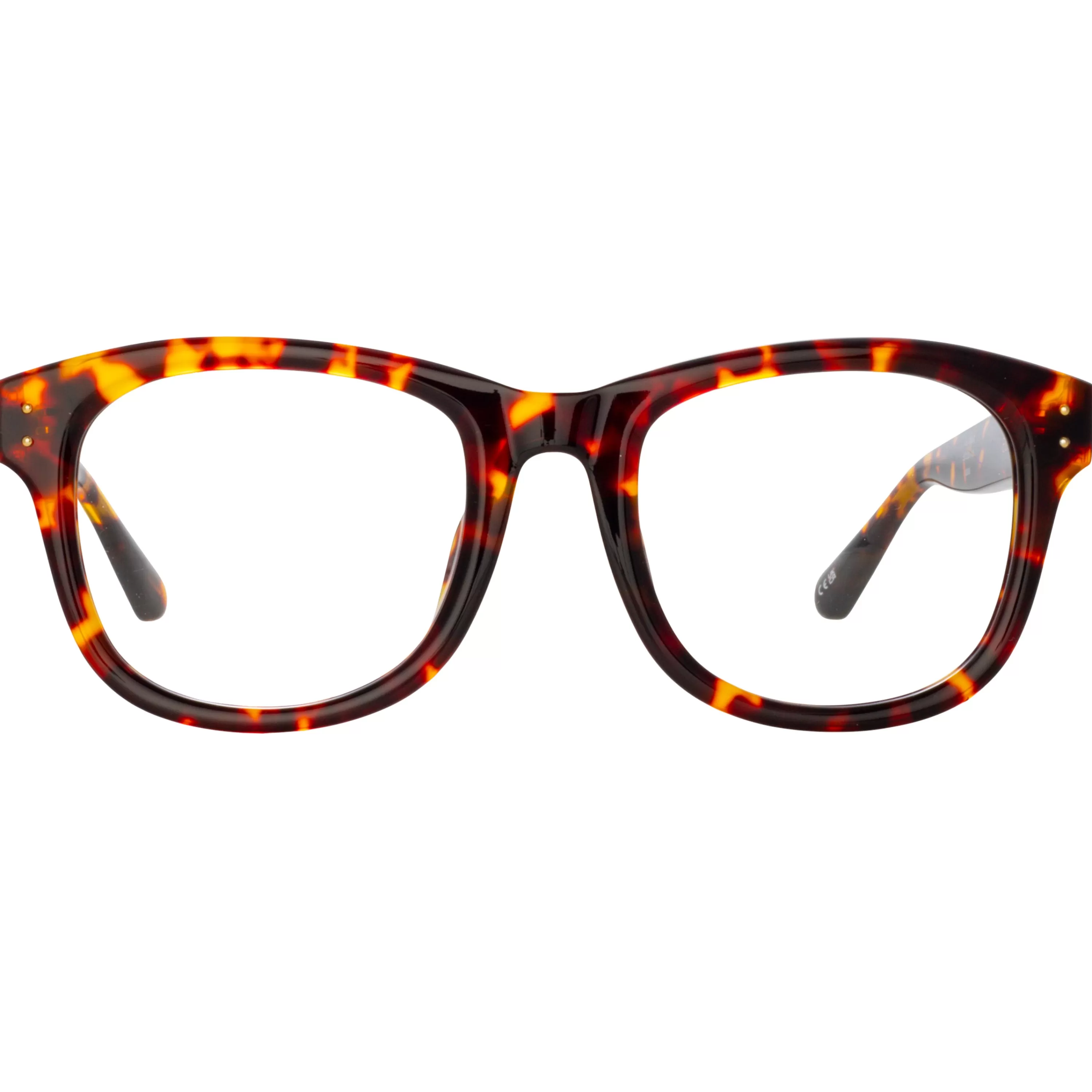 LINDA FARROW (U.K.) Men's Edson Optical D-Frame in Tortoiseshell