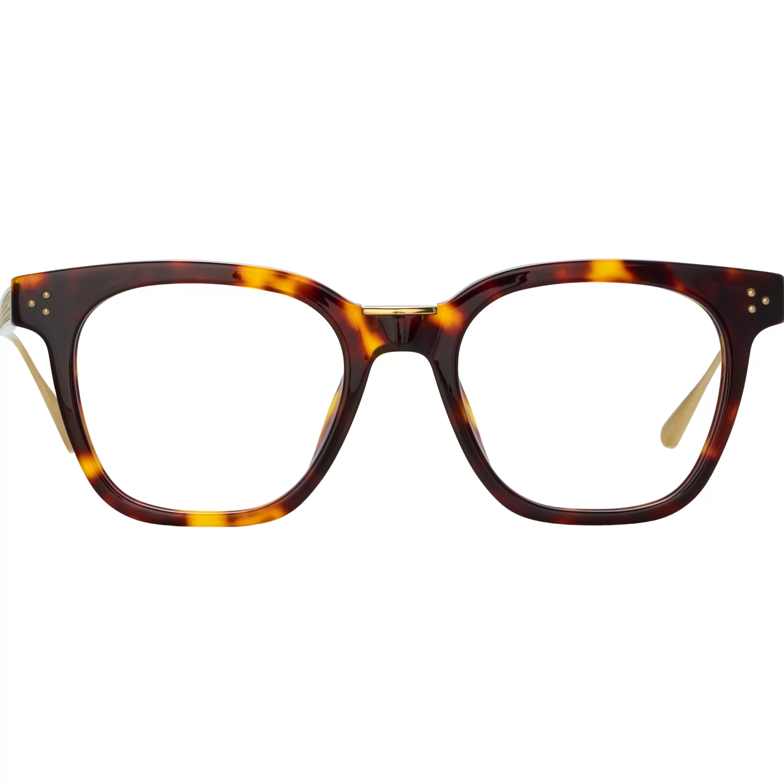 LINDA FARROW UK Men's Evans Optical D-Frame in Tortoiseshell