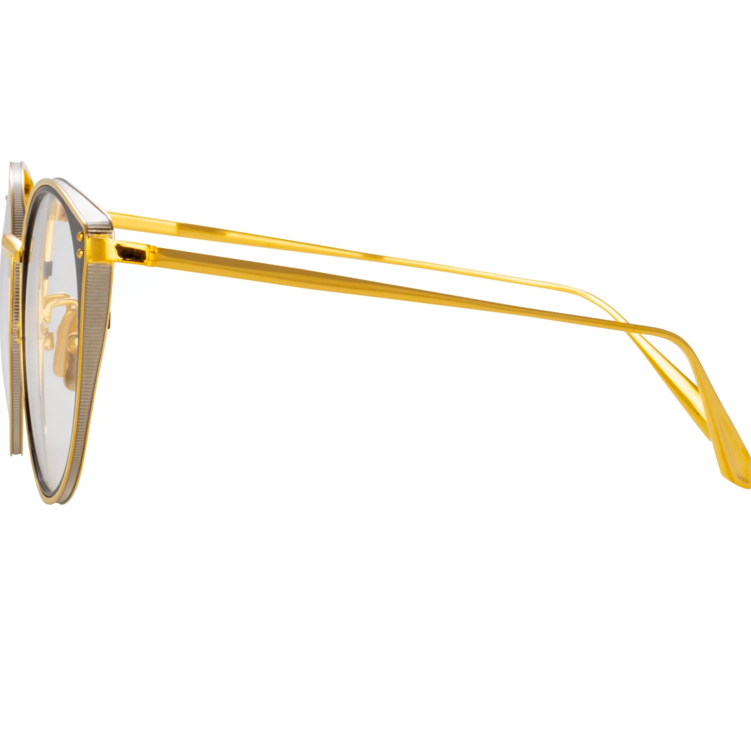 mens_neusa_oval_optical_frame_in_yellow_gold_2.webp LINDA FARROW (U.K.) Men's Neusa Oval Optical Frame in Yellow Gold
