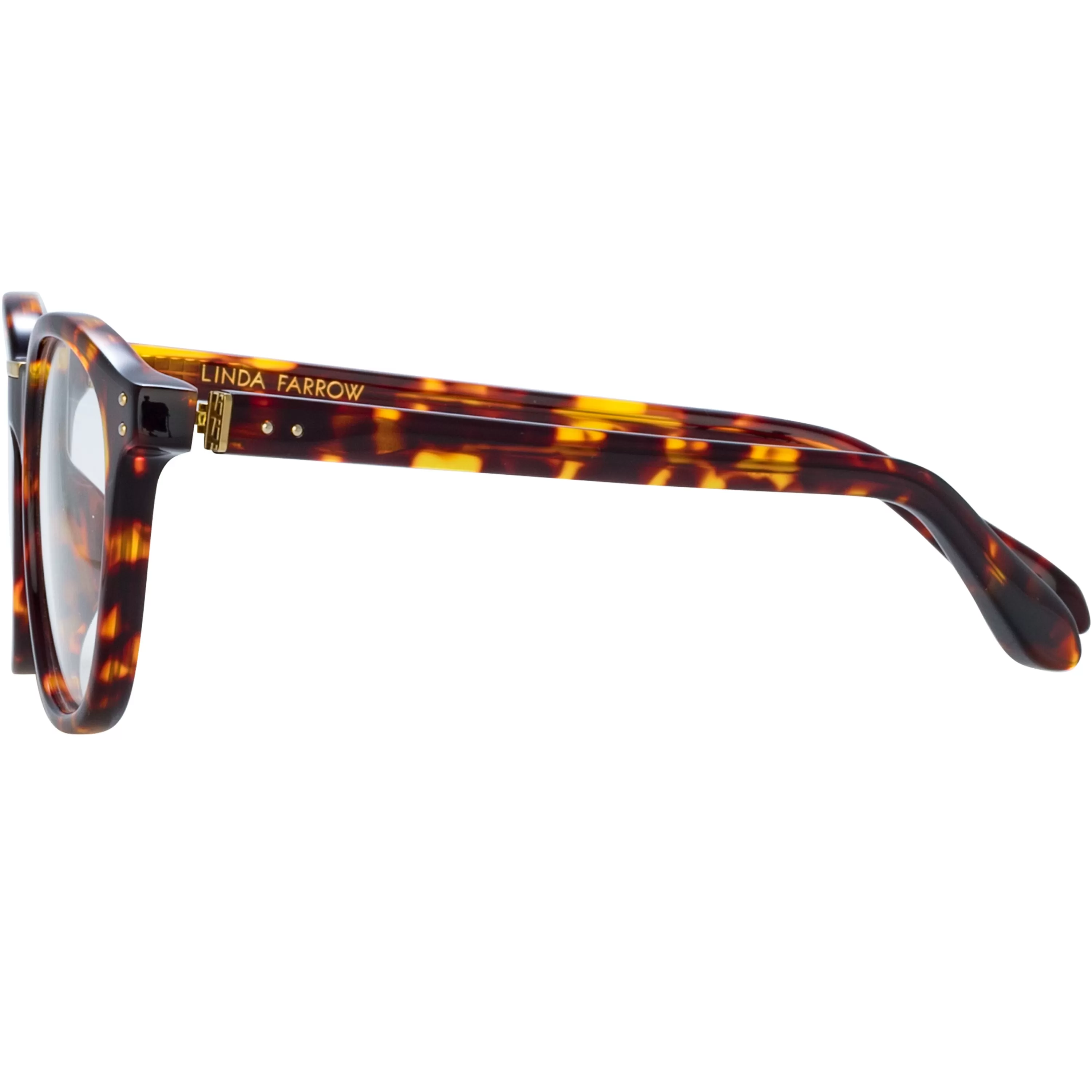 mens_powell_optical_dframe_in_tortoiseshell_3.webp LINDA FARROW (U.K.) Men's Powell Optical D-Frame in Tortoiseshell