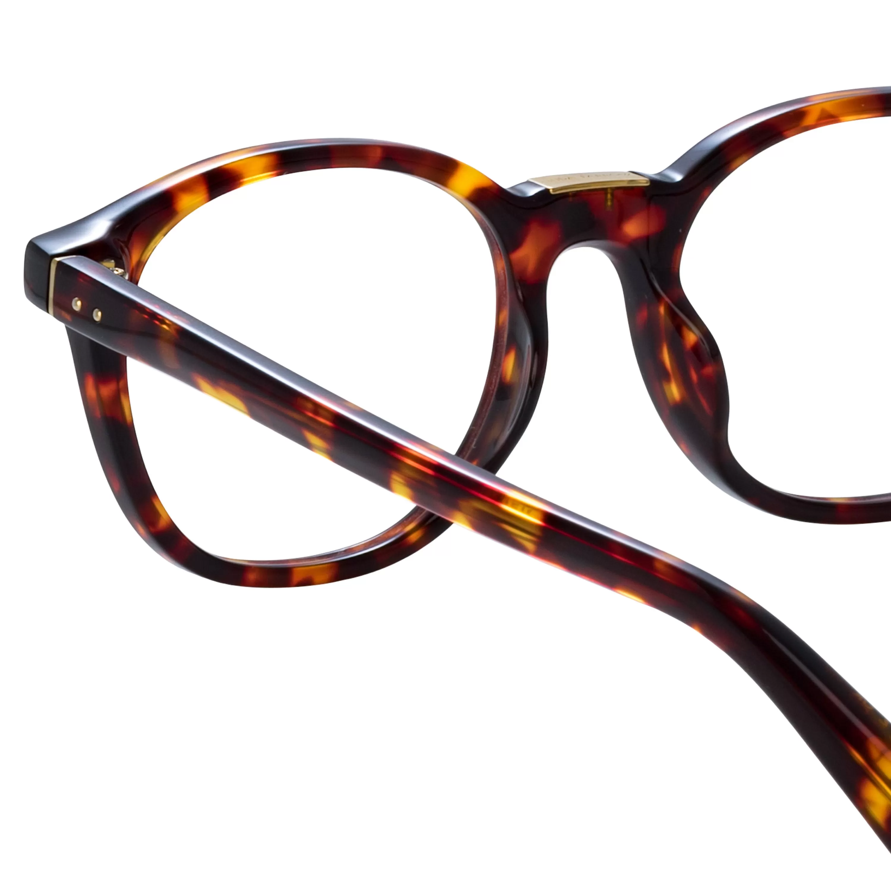 mens_powell_optical_dframe_in_tortoiseshell_4.webp LINDA FARROW (U.K.) Men's Powell Optical D-Frame in Tortoiseshell