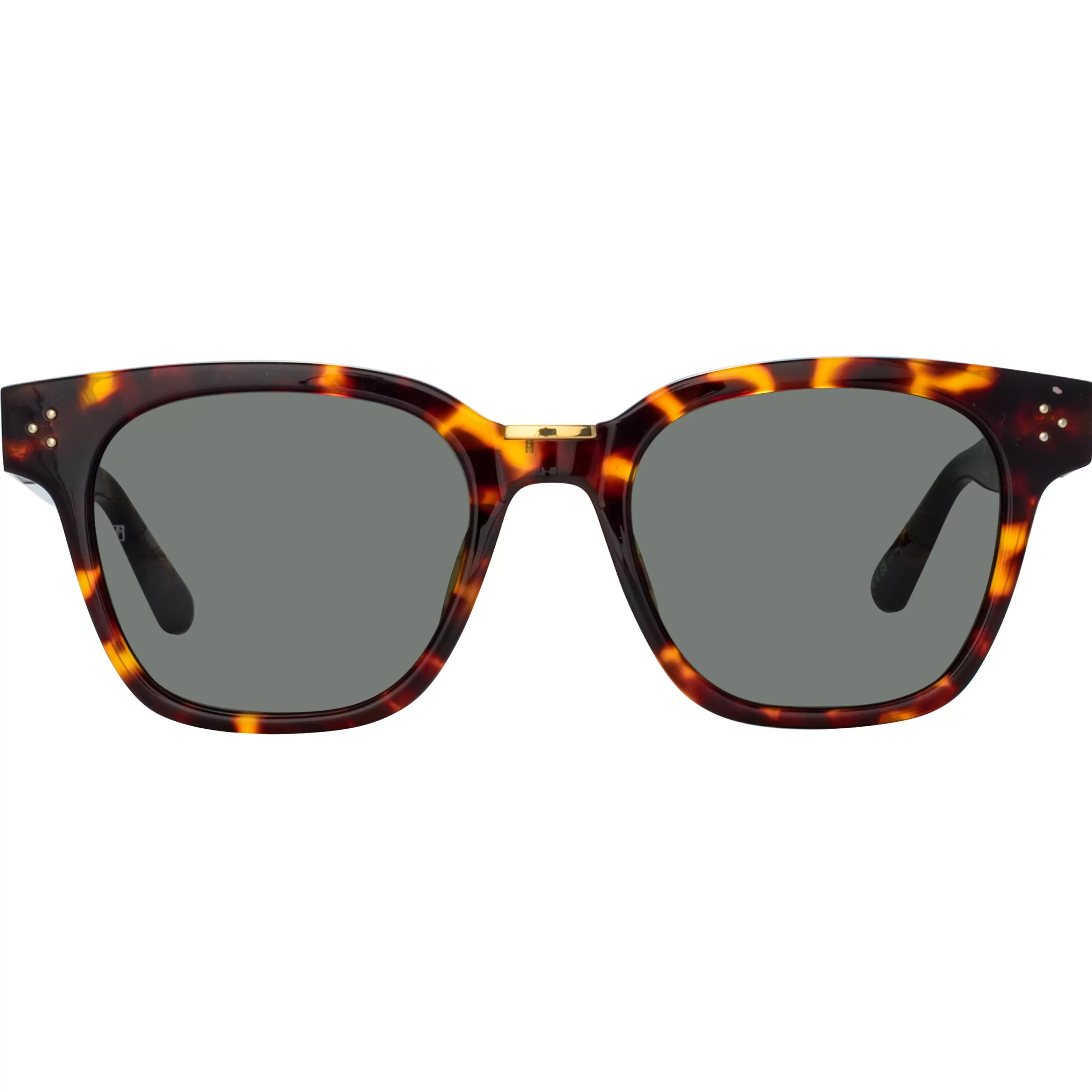 LINDA FARROW (U.K.) Men's Sanchez D-Frame Sunglasses in Tortoiseshell