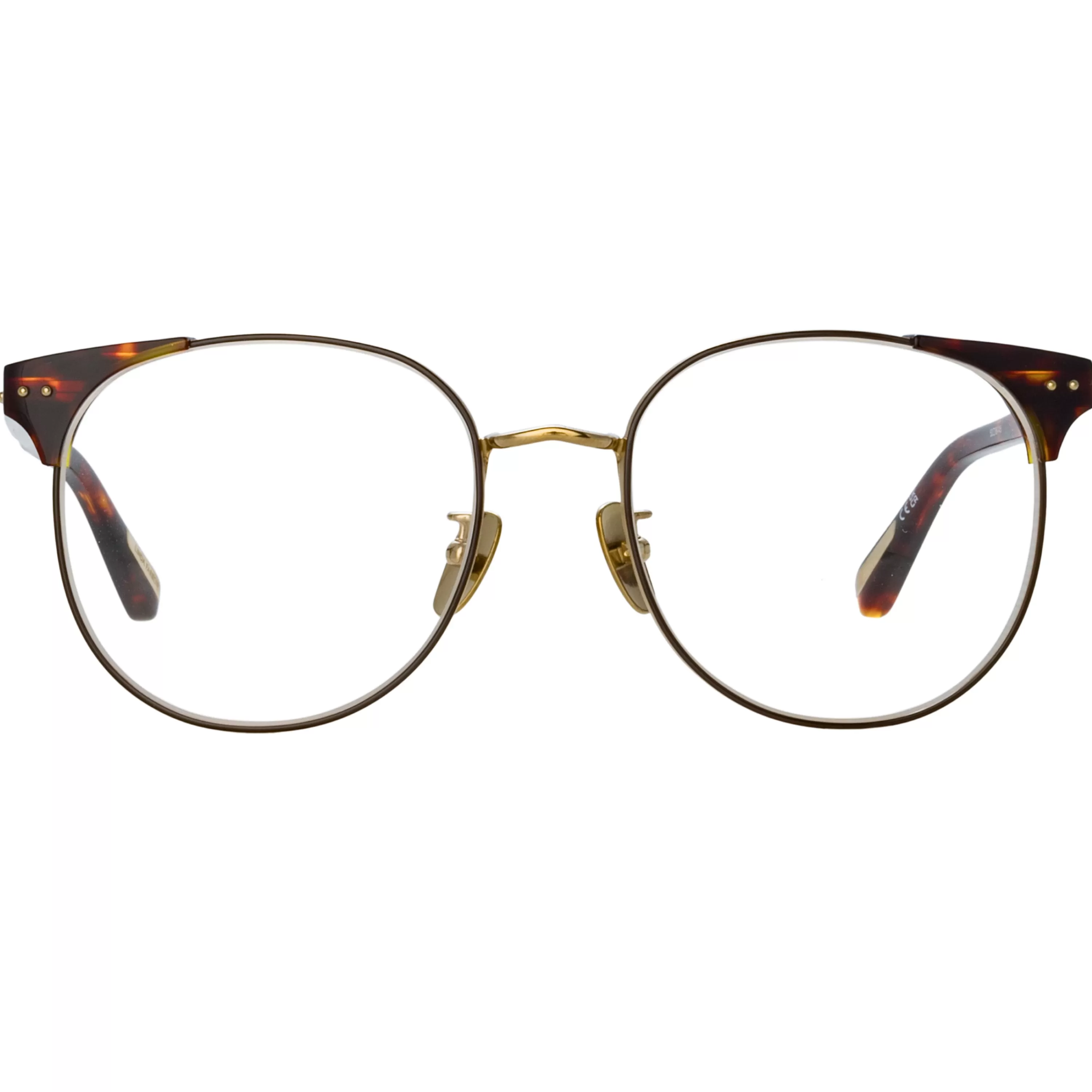 Linda Farrow Men's Spence Oval Optical Frame in Tortoiseshell