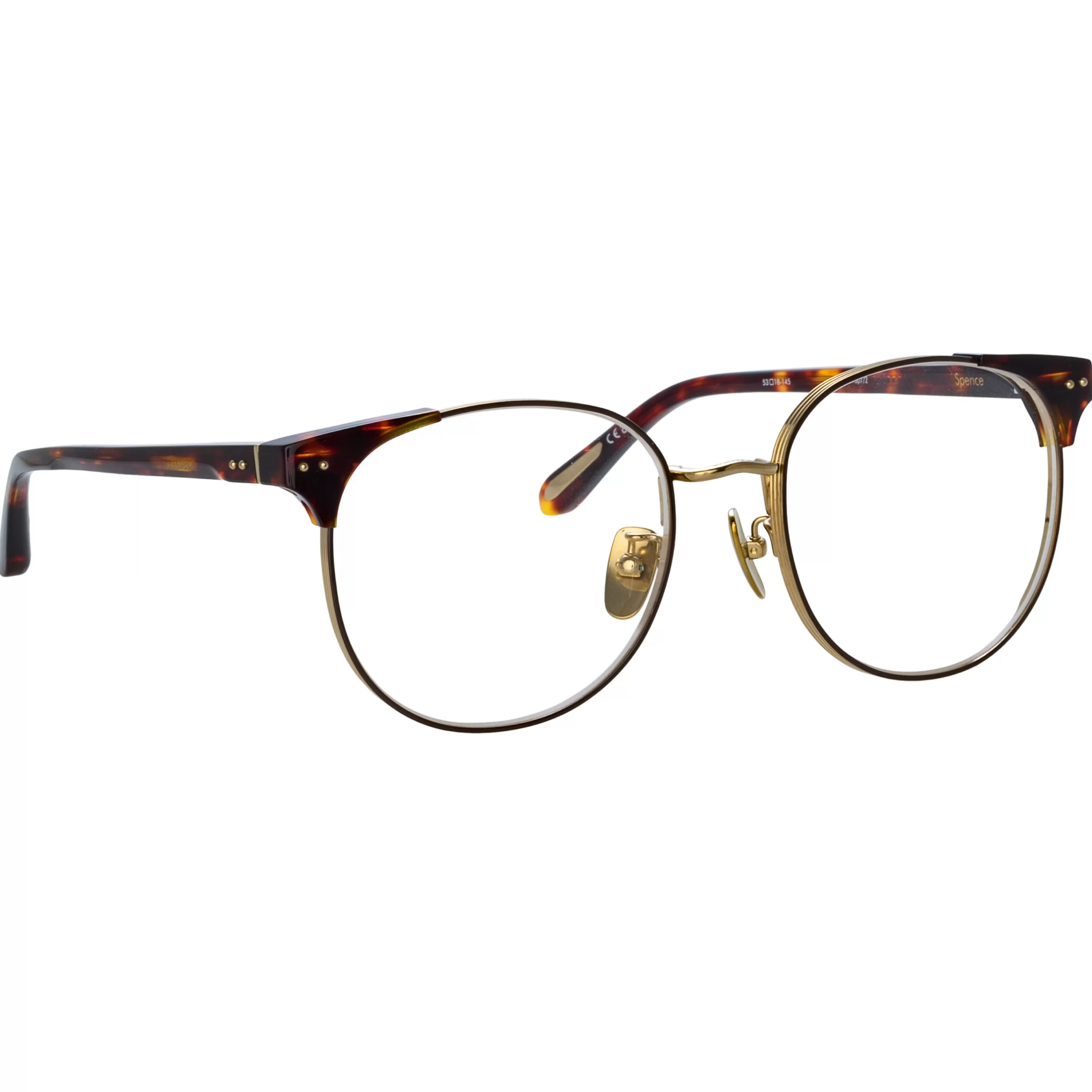 mens_spence_oval_optical_frame_in_tortoiseshell_2.webp Linda Farrow Men's Spence Oval Optical Frame in Tortoiseshell