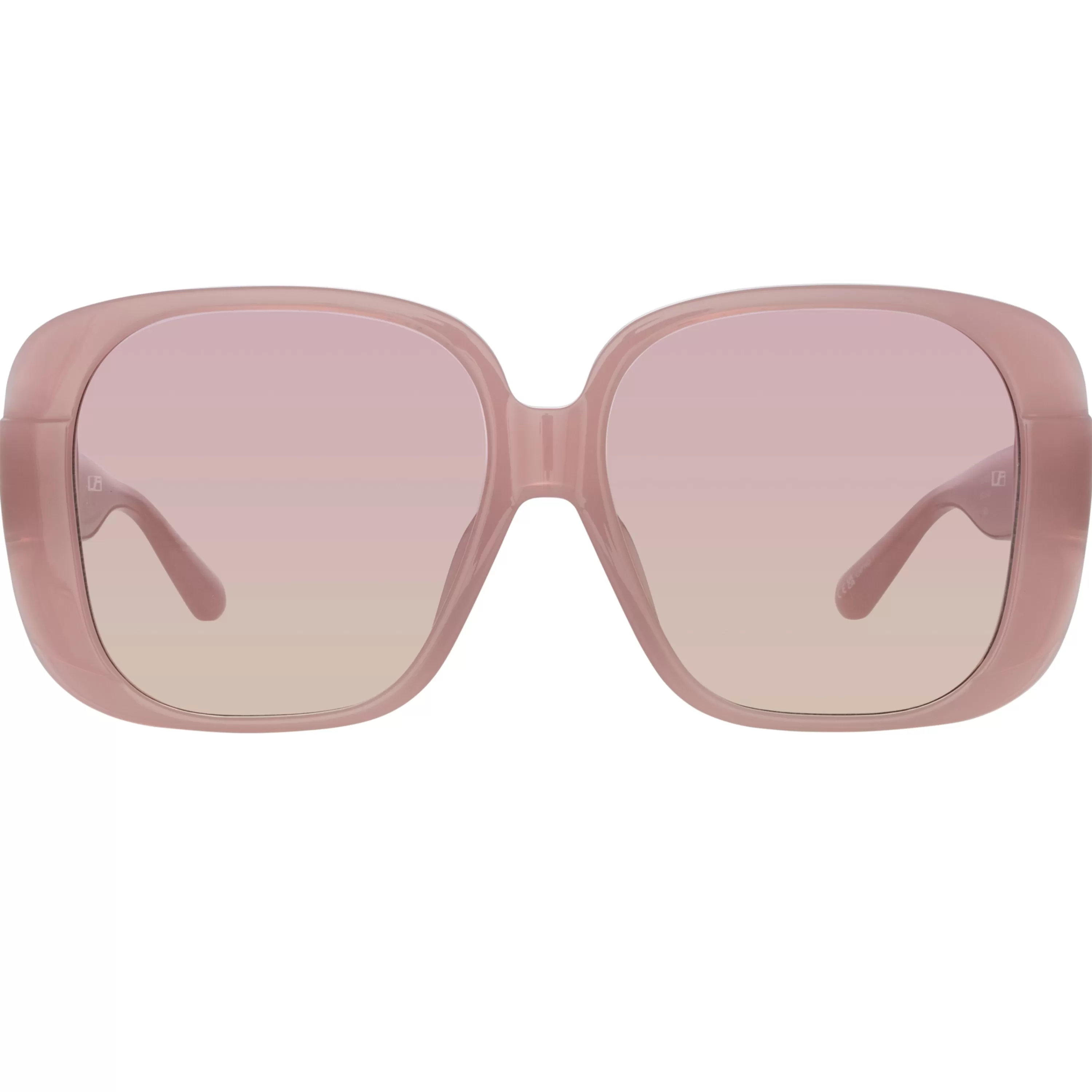 Women LINDA FARROW (U.K.) Mima Oversized Sunglasses in Lilac