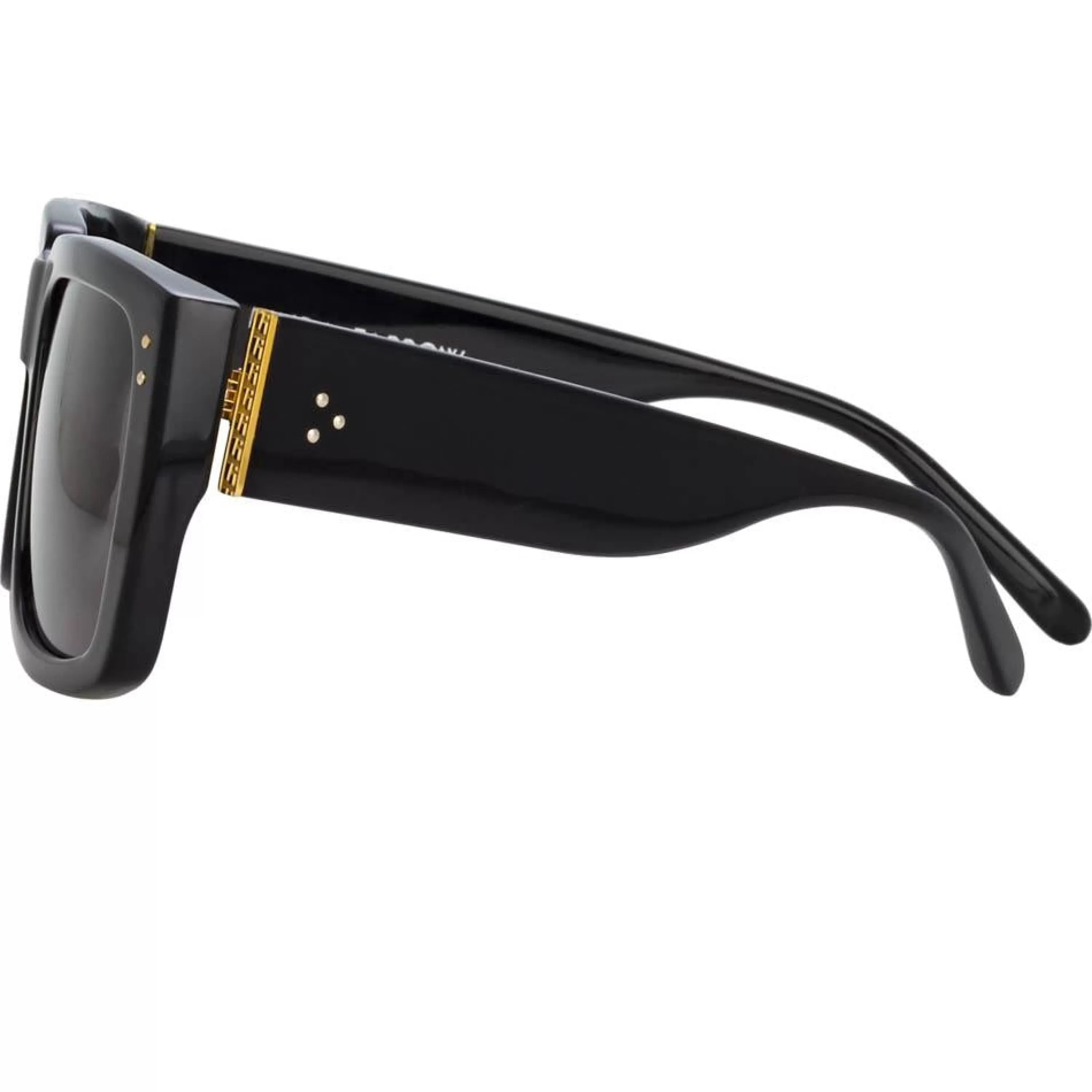 morrison_rectangular_sunglasses_in_black_3.webp Linda Farrow Morrison Rectangular Sunglasses in Black