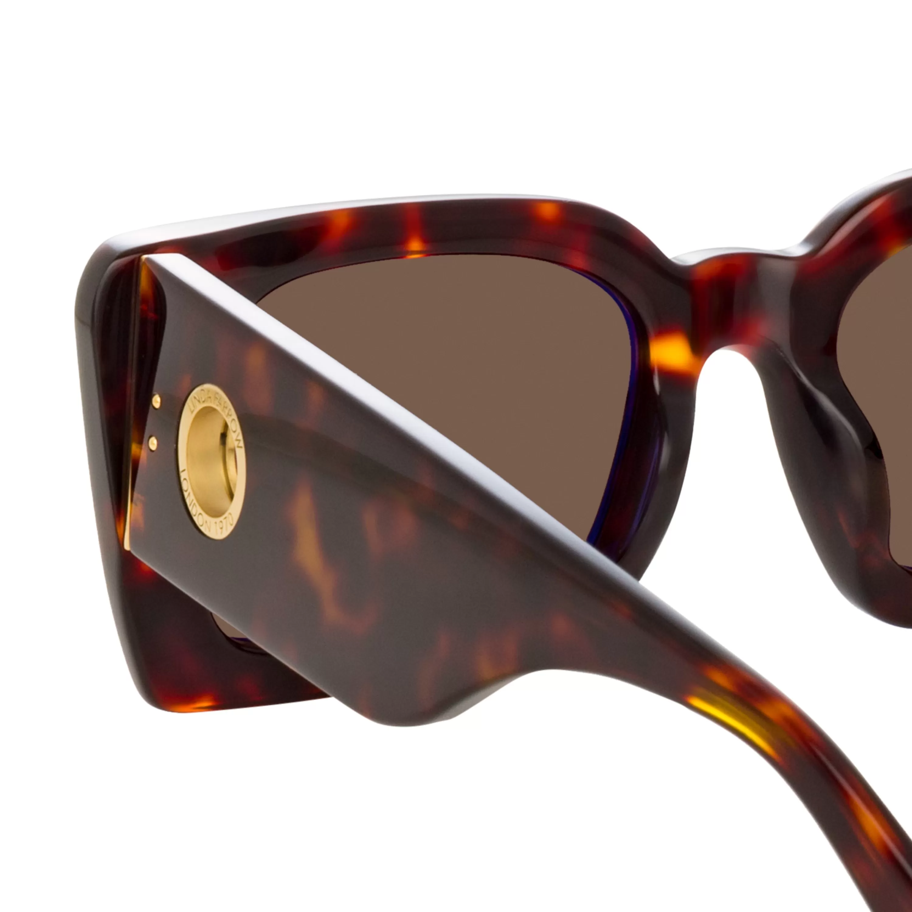 nieve_rectangular_sunglasses_in_tortoiseshell_4.webp Women LINDA FARROW (U.K.) Nieve Rectangular Sunglasses in Tortoiseshell