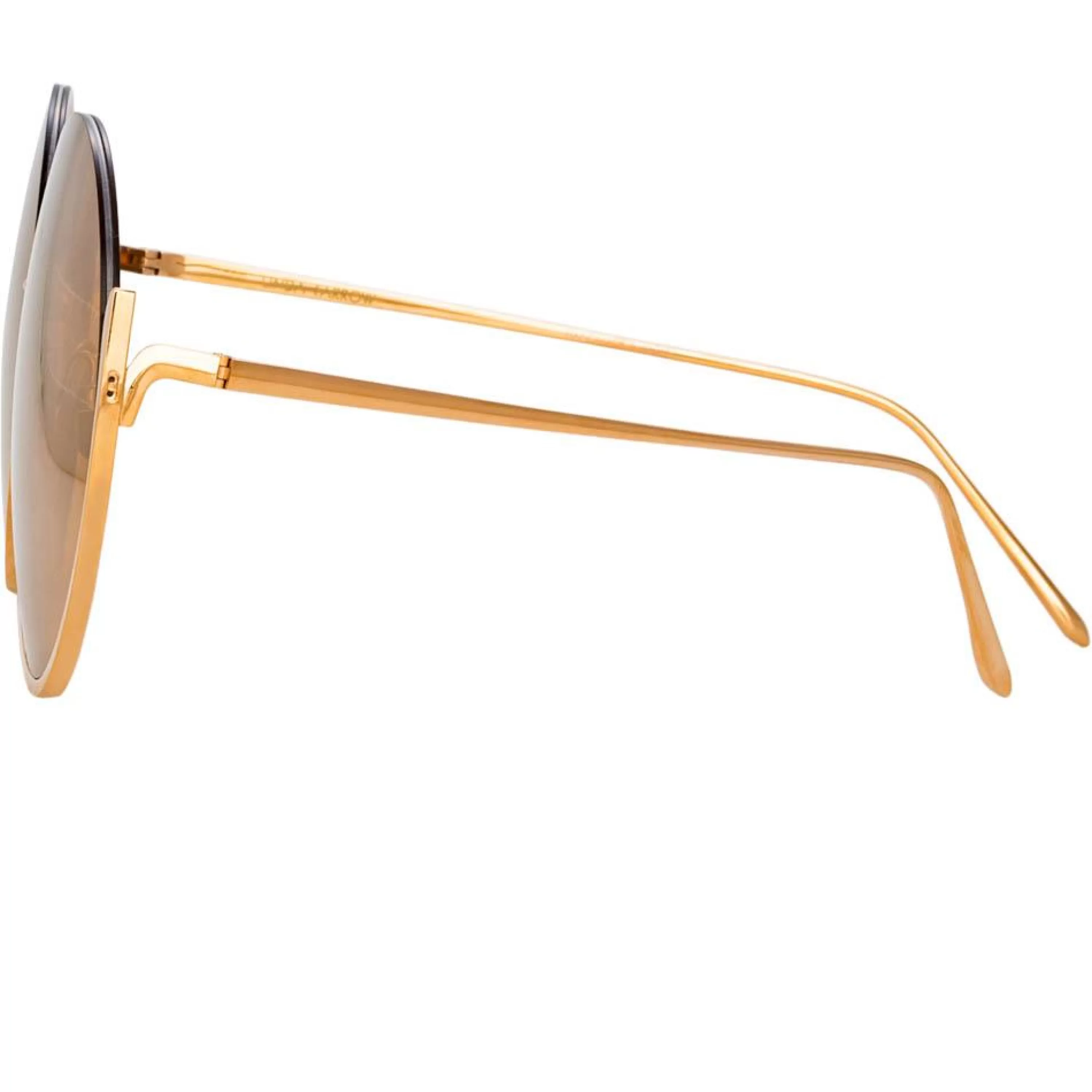 olivia_round_sunglasses_in_rose_gold_2.webp Linda Farrow Olivia Round Sunglasses in Rose Gold