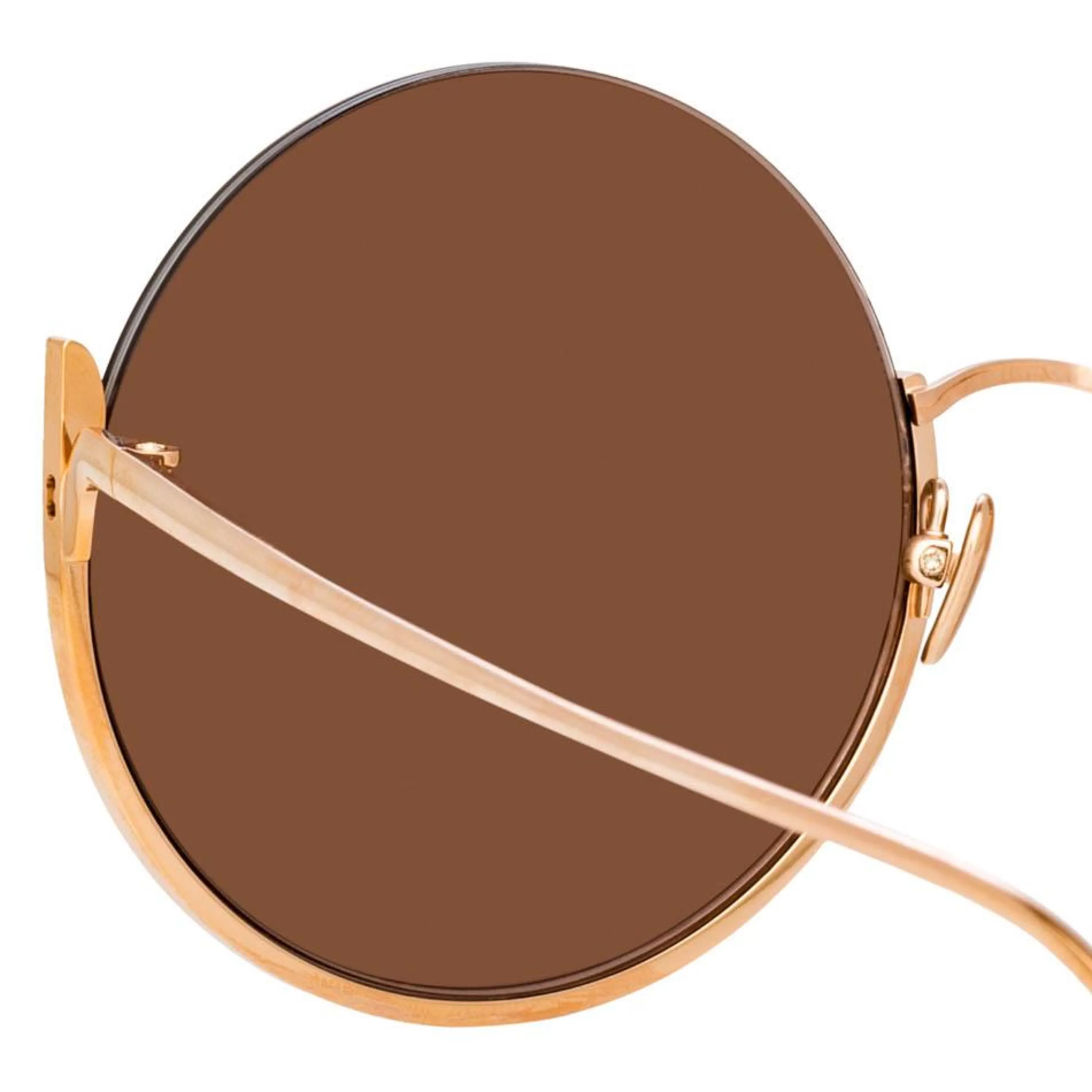 olivia_round_sunglasses_in_rose_gold_3.webp Linda Farrow Olivia Round Sunglasses in Rose Gold