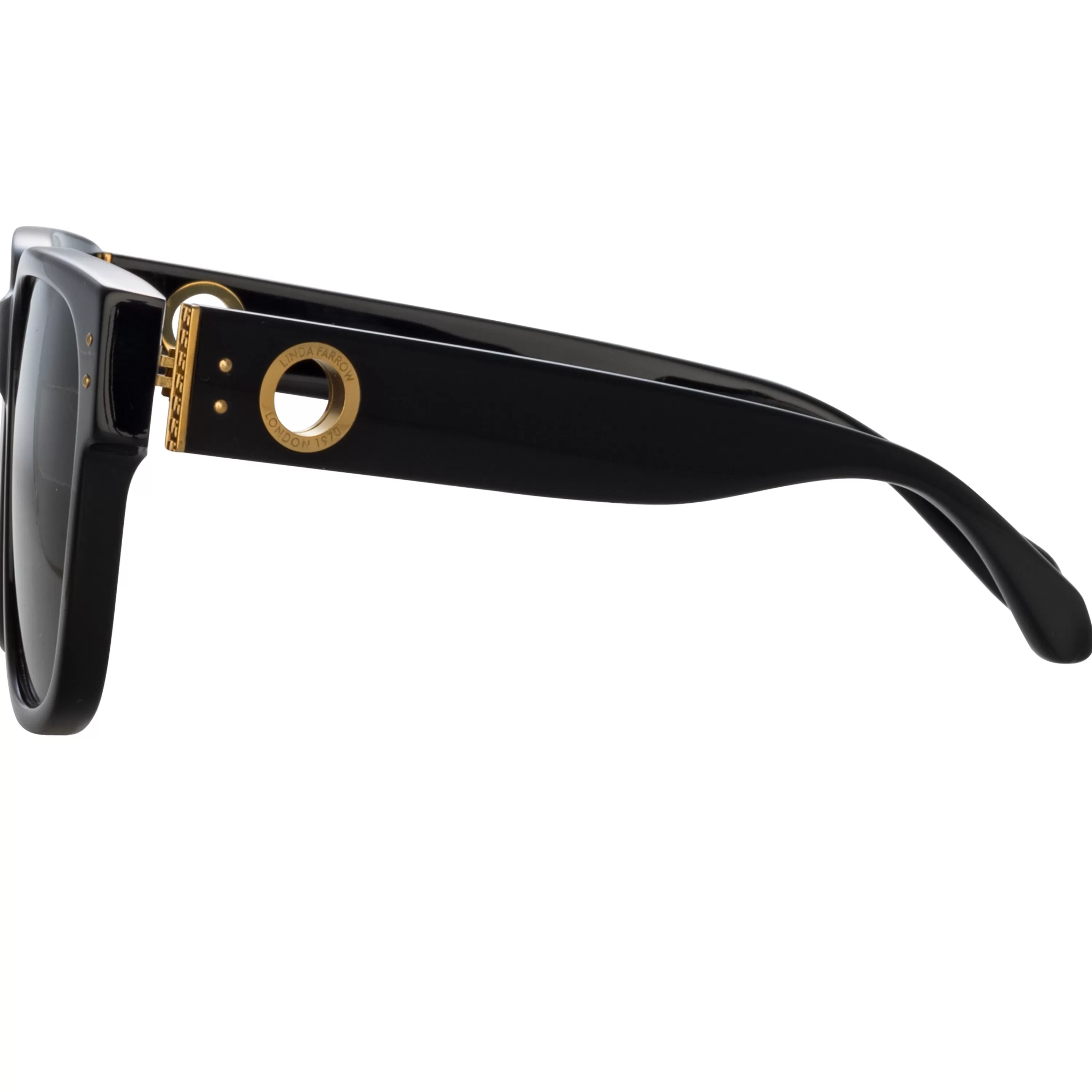 perry_dframe_sunglasses_in_black_3.webp Women Linda Farrow Perry D-Frame Sunglasses in Black