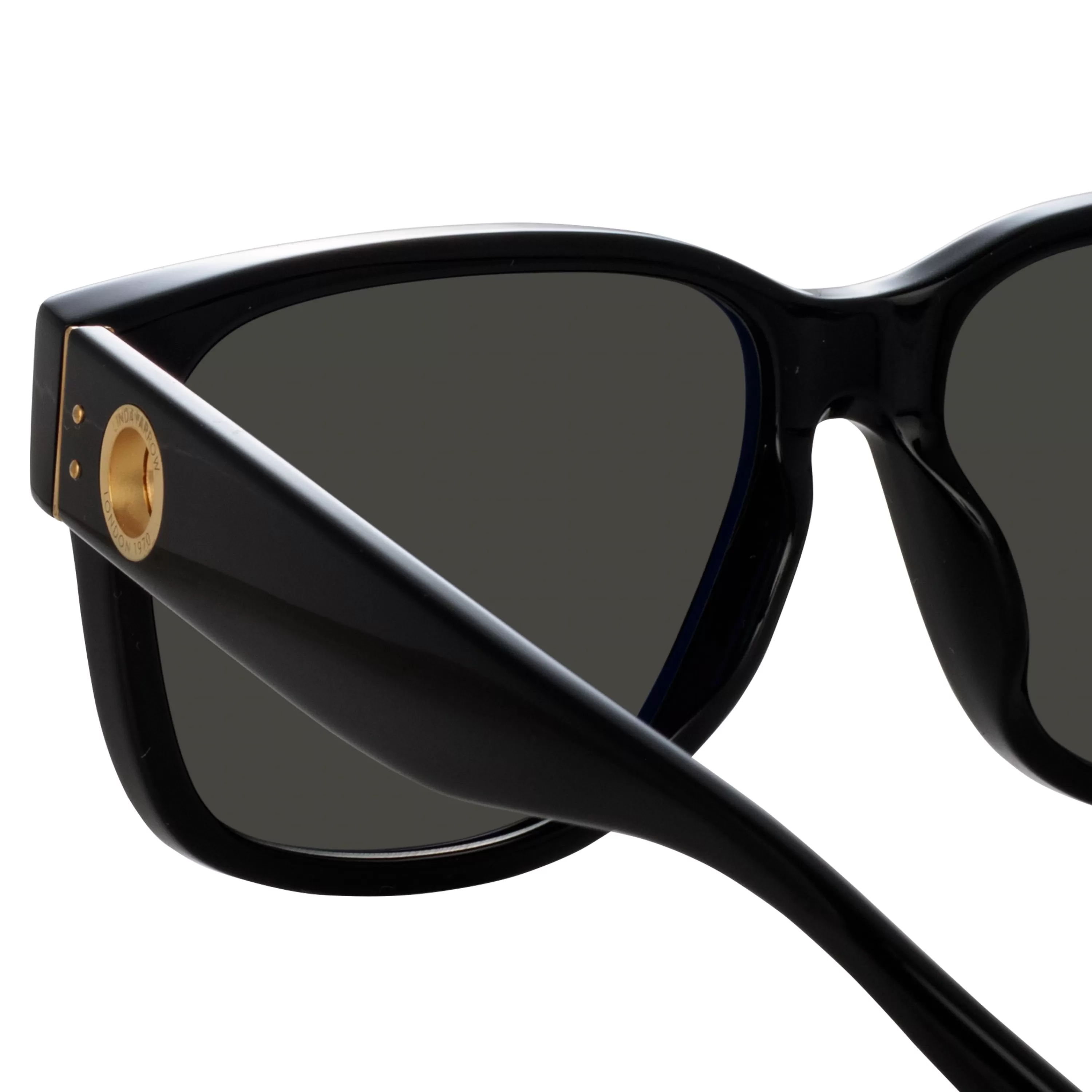 perry_dframe_sunglasses_in_black_4.webp Women Linda Farrow Perry D-Frame Sunglasses in Black