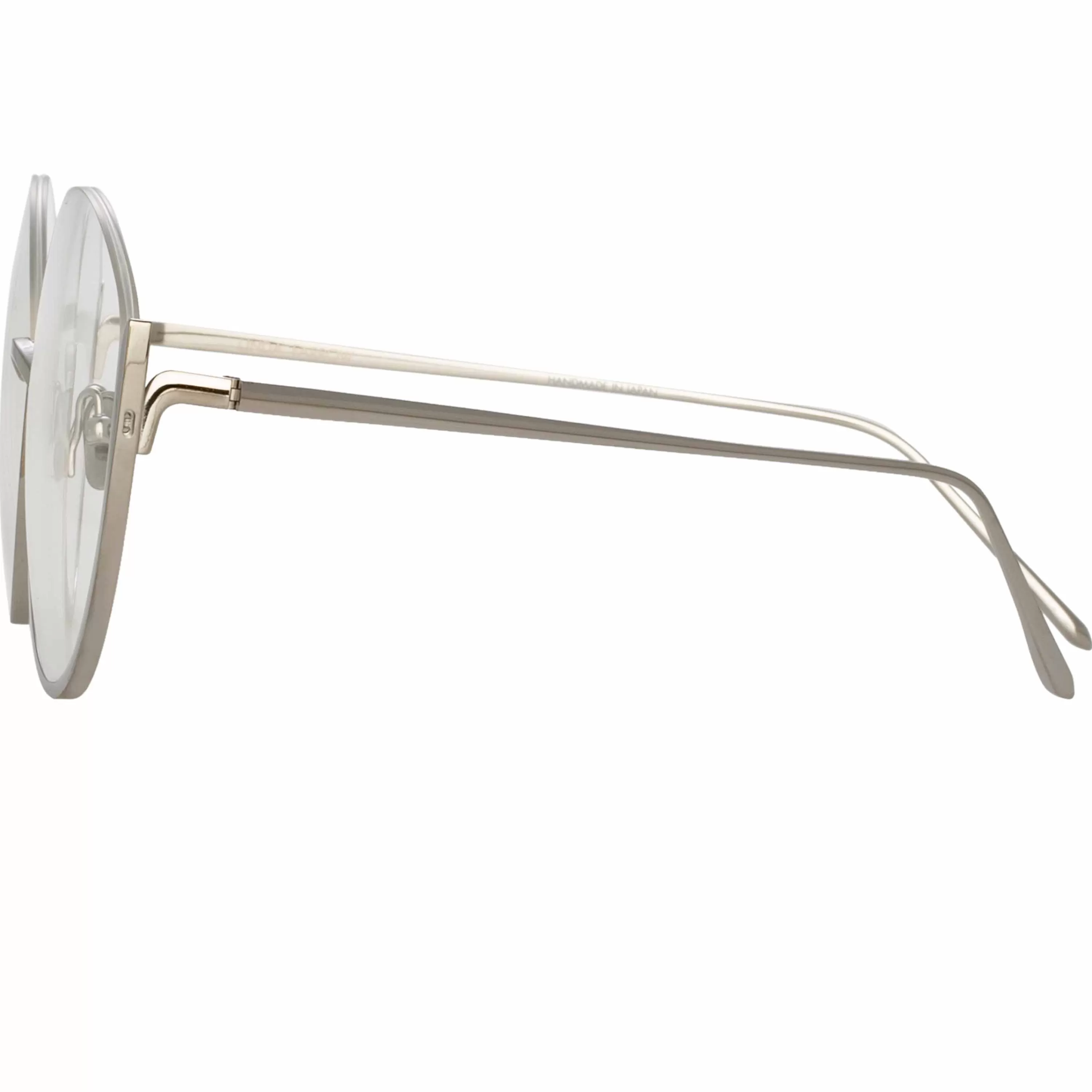 rae_cat_eye_optical_frame_in_white_gold_2.webp LINDA FARROW (U.K.) Rae Cat Eye Optical Frame in White Gold