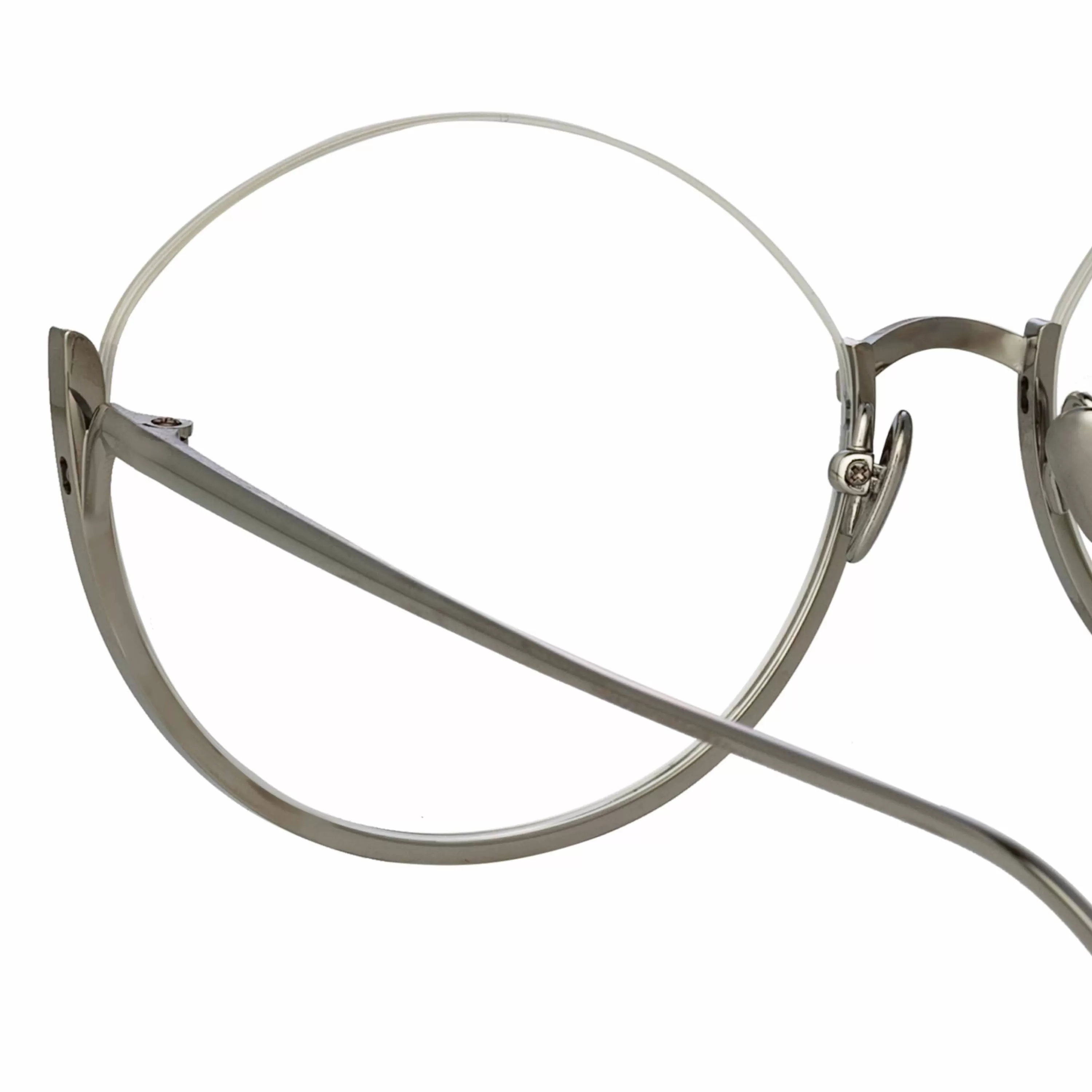 rae_cat_eye_optical_frame_in_white_gold_3.webp LINDA FARROW (U.K.) Rae Cat Eye Optical Frame in White Gold