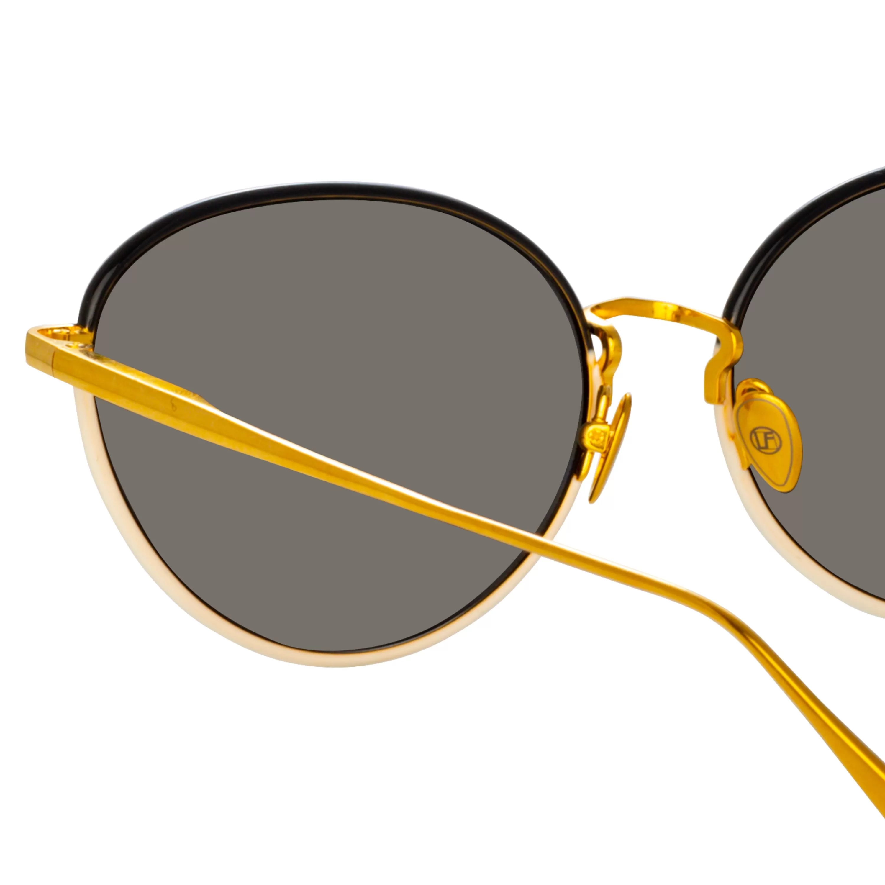 regina_cat_eye_sunglasses_in_black_2.webp Women LINDA FARROW (U.K.) Regina Cat Eye Sunglasses in Black