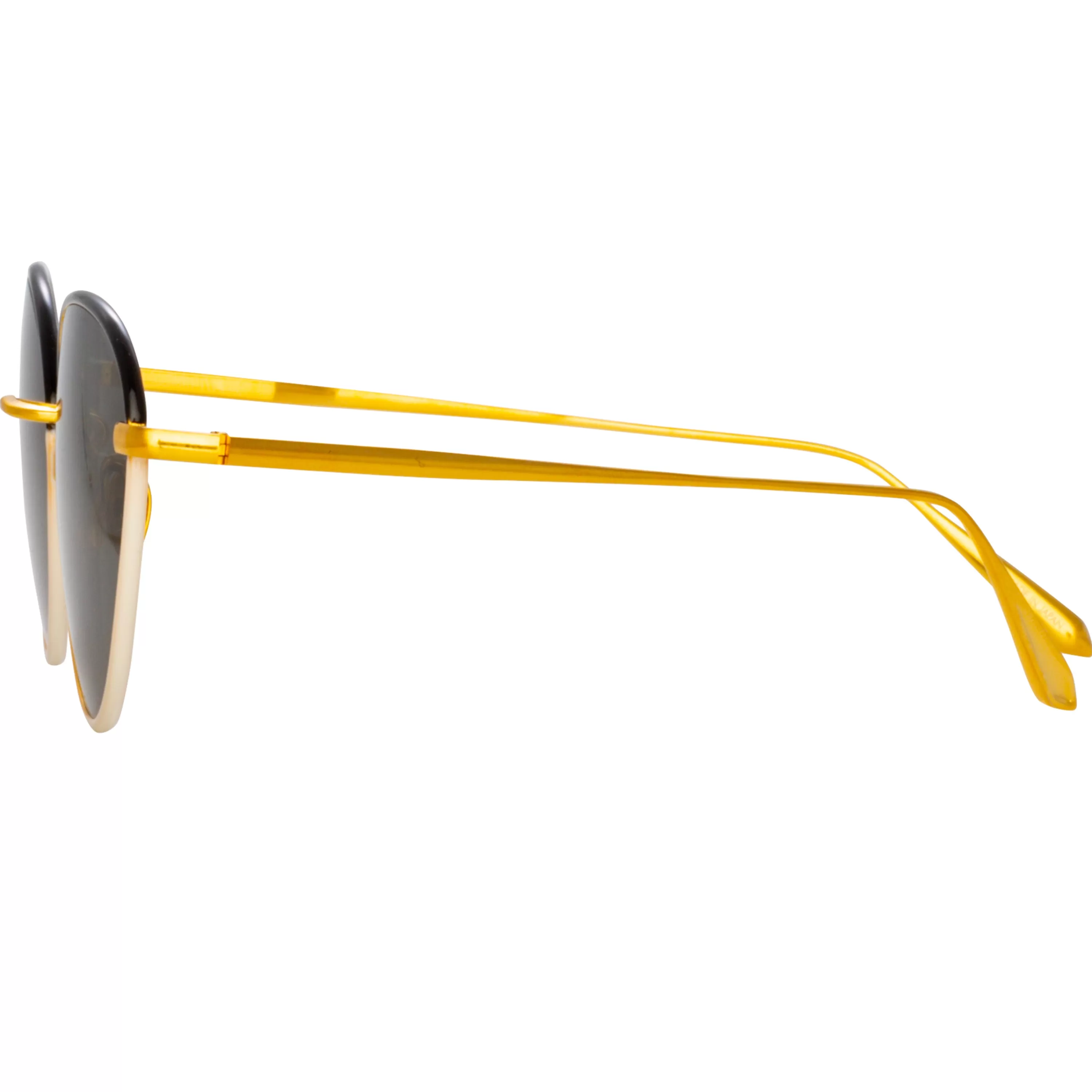 regina_cat_eye_sunglasses_in_black_3.webp Women LINDA FARROW (U.K.) Regina Cat Eye Sunglasses in Black