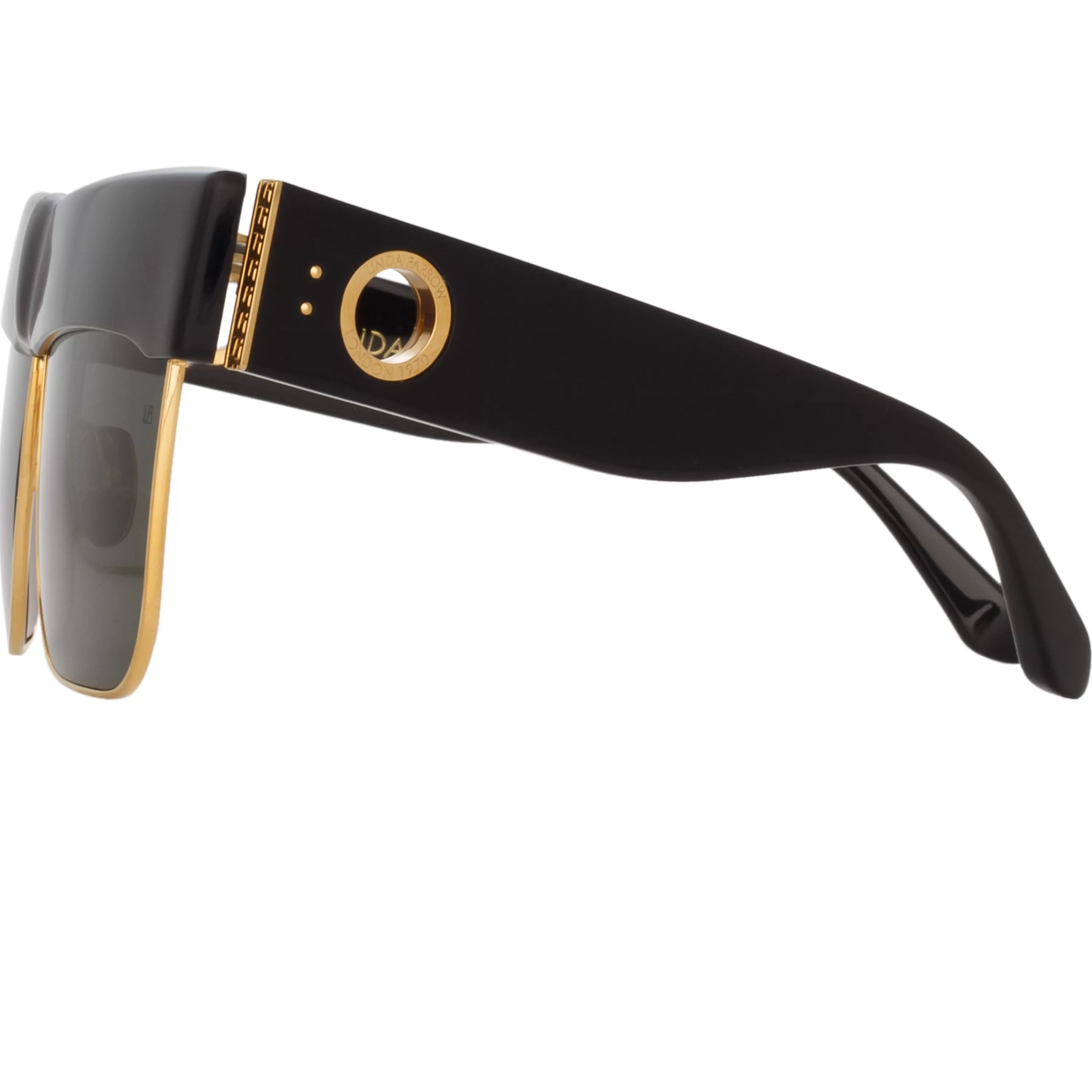 rosalie_oversized_sunglasses_in_black_2.webp LINDA FARROW (U.K.) Rosalie Oversized Sunglasses in Black