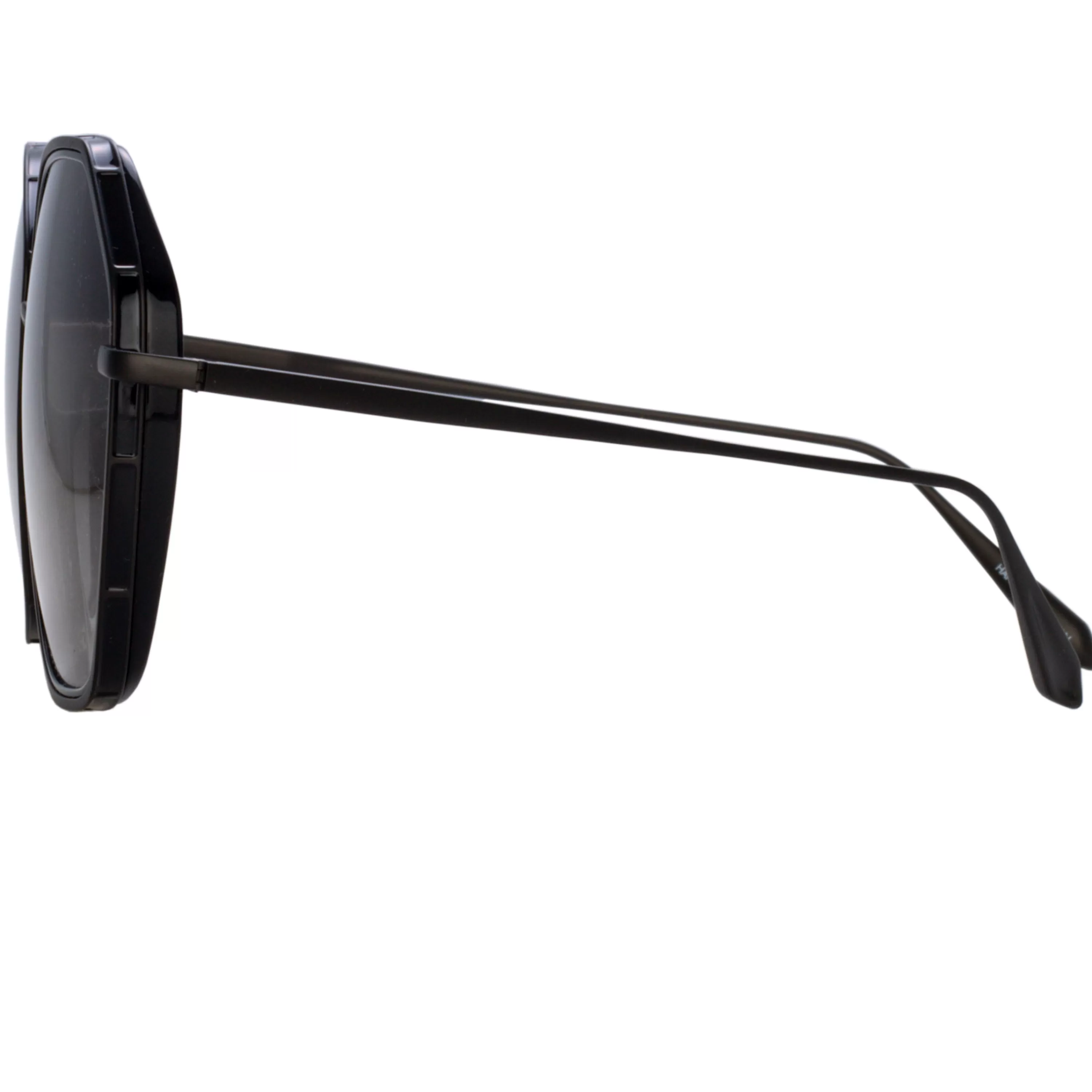 rowe_oversize_sunglasses_in_matt_nickel_3.webp Women Linda Farrow Rowe Oversize Sunglasses in Matt Nickel