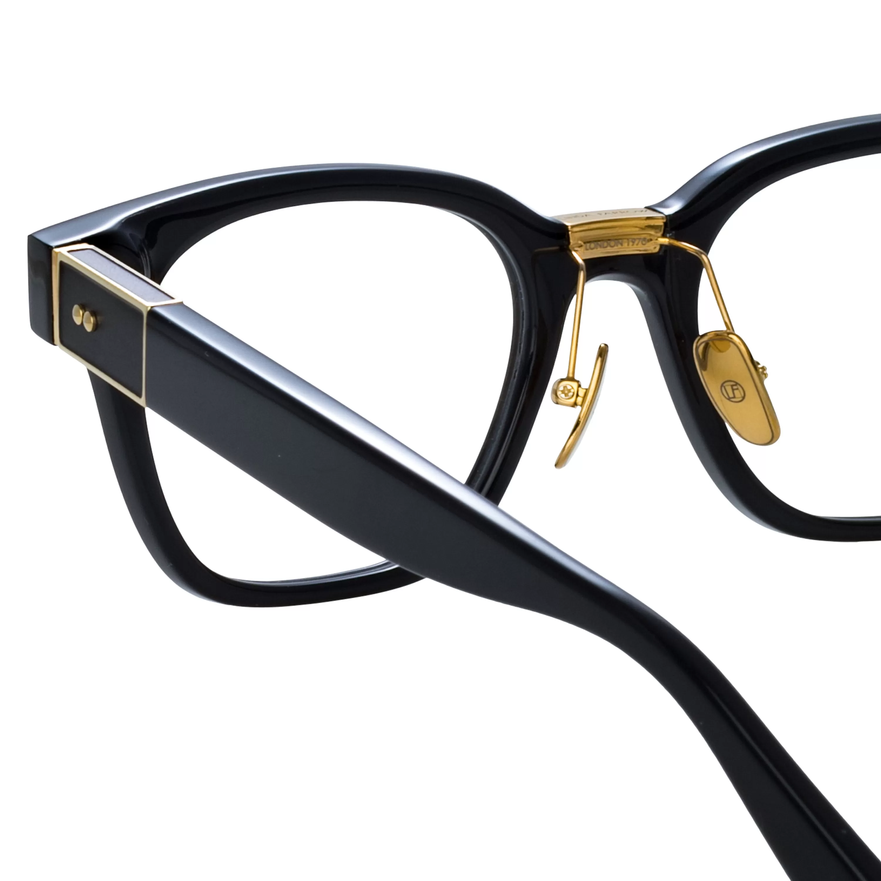sanchez_optical_dframe_in_black_4.webp Women LINDA FARROW (U.K.) Sanchez Optical D-Frame in Black
