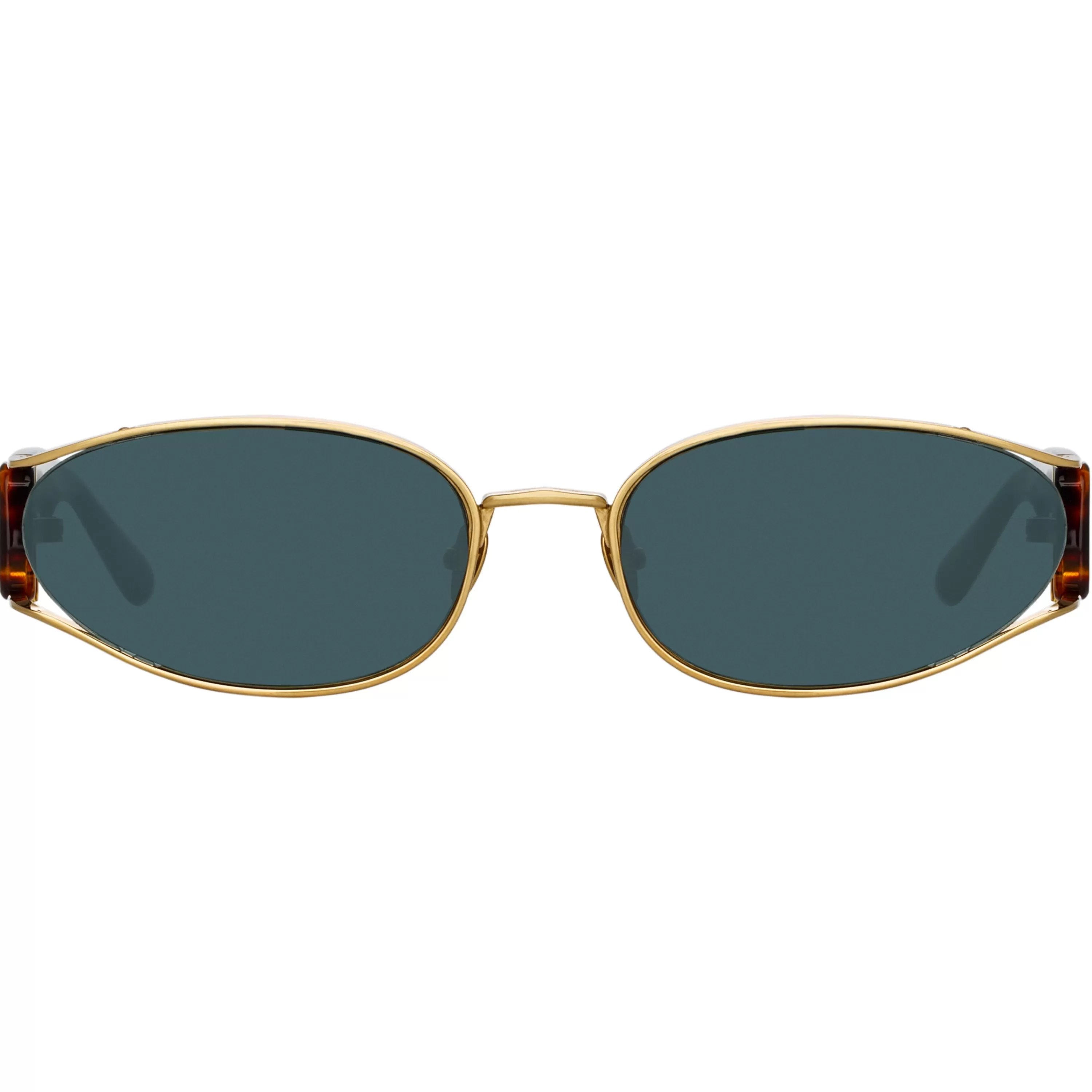 Women LINDA FARROW (U.K.) Shelby Cat Eye Sunglasses in Tortoiseshell