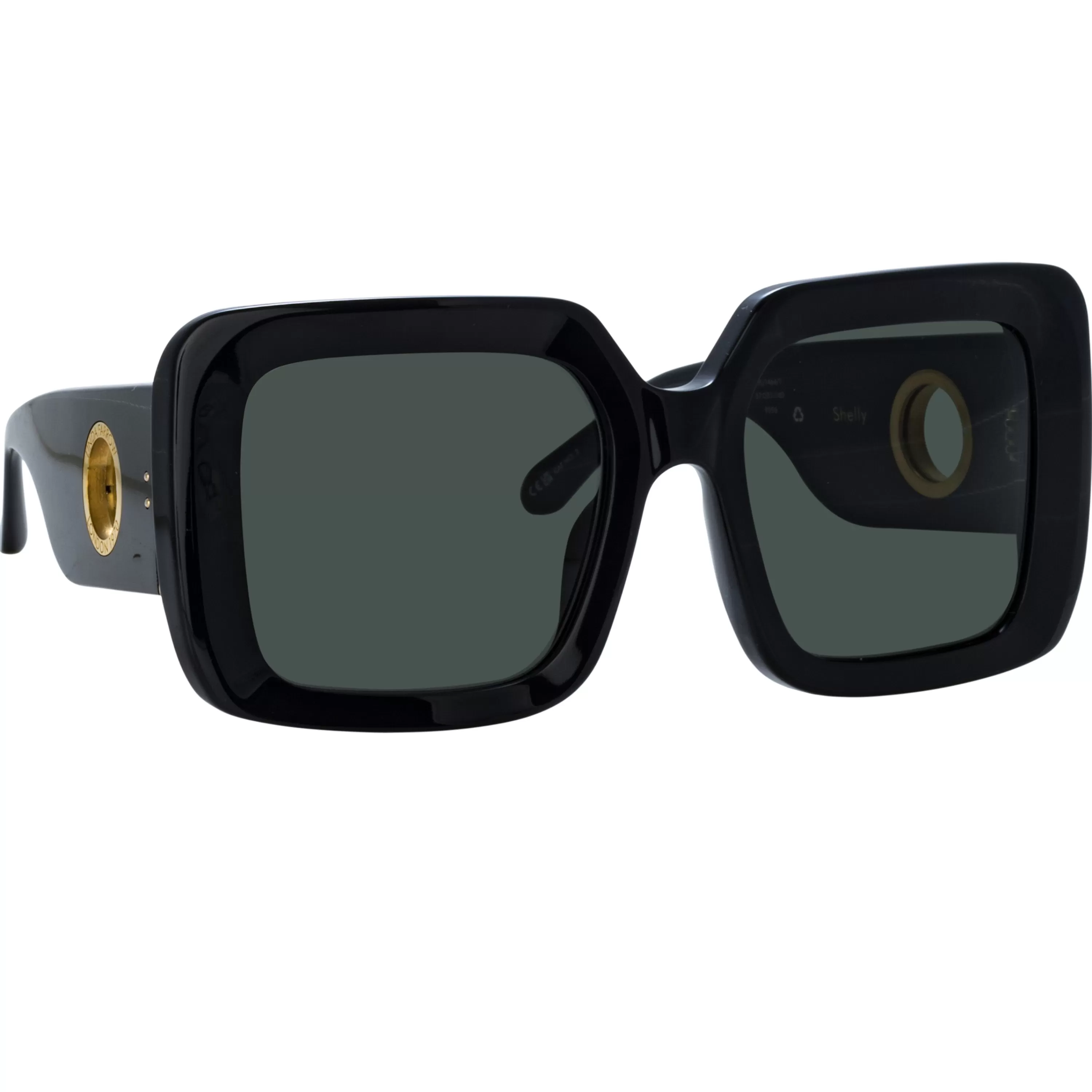shelly_oversize_sunglasses_in_black_2.webp Women LINDA FARROW (U.K.) Shelly Oversize Sunglasses in Black