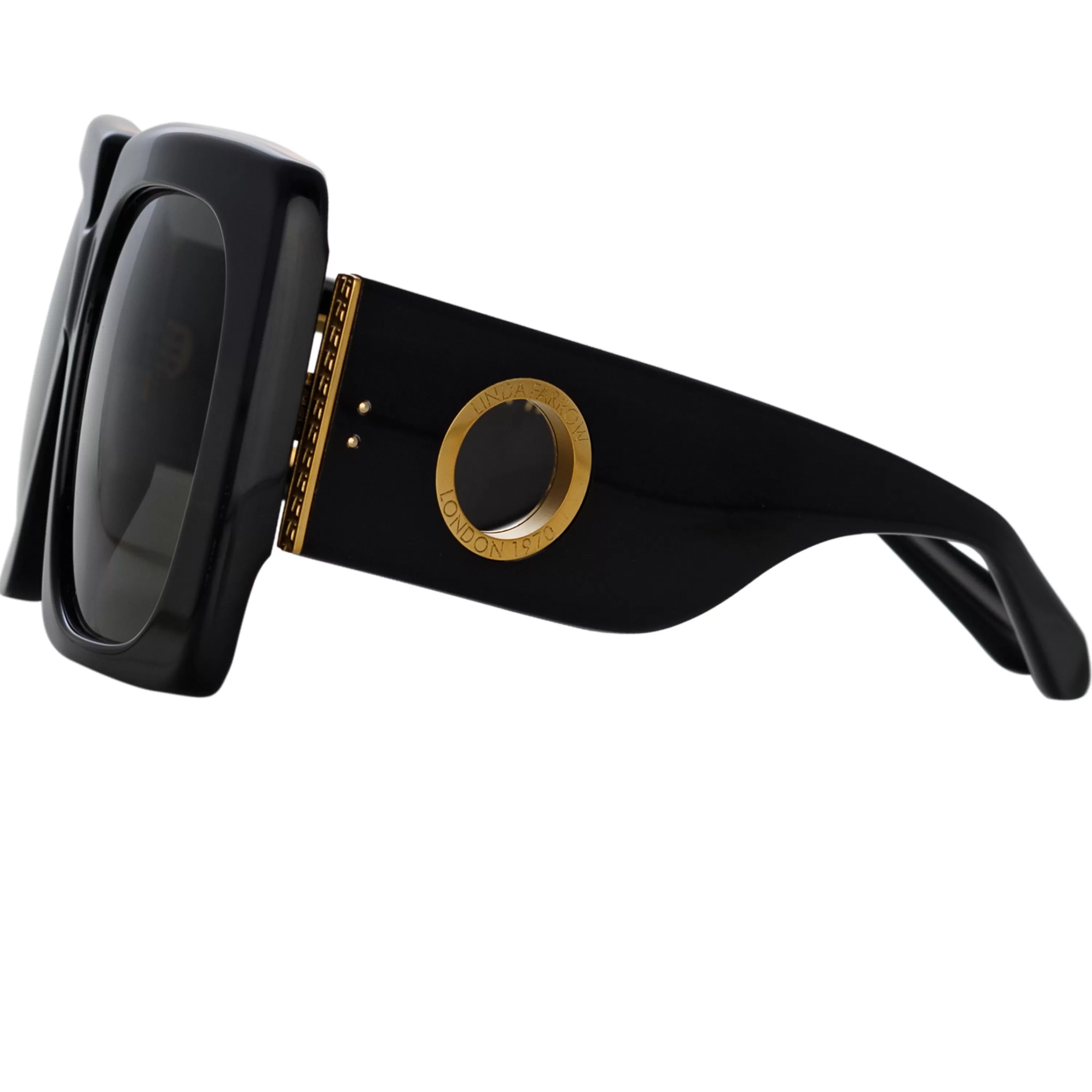sierra_oversized_sunglasses_in_black_2.webp Women LINDA FARROW (U.K.) Sierra Oversized Sunglasses in Black