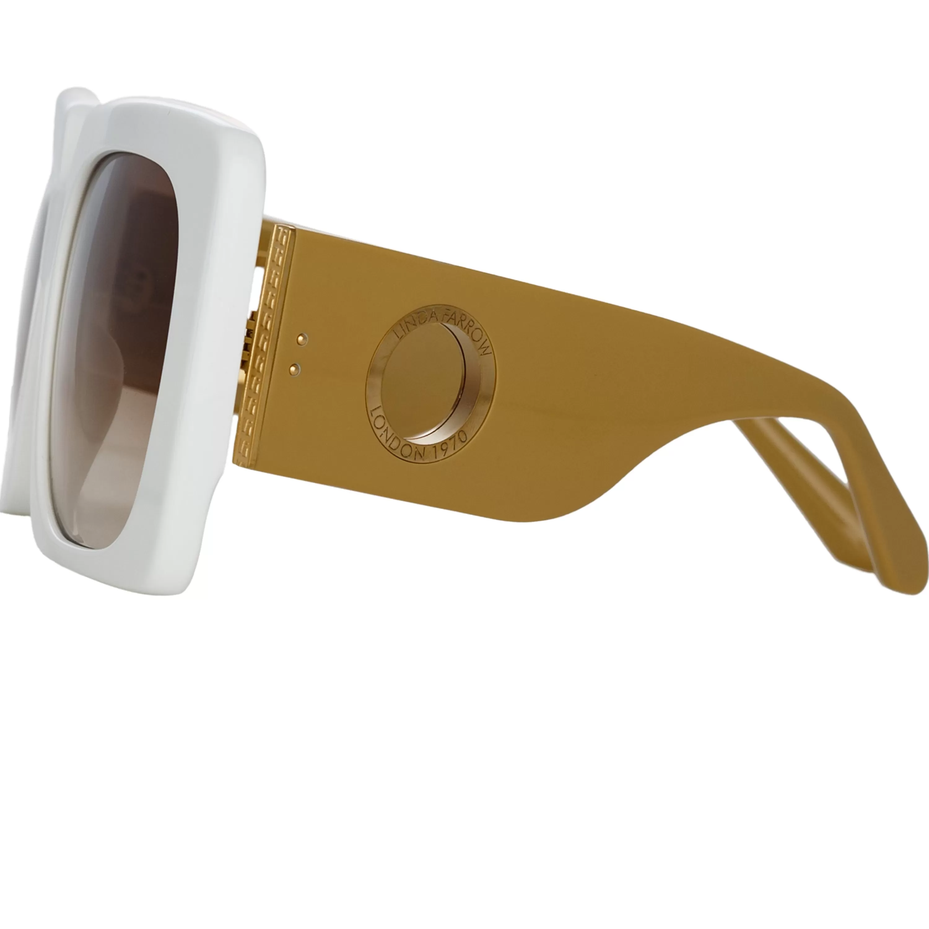 sierra_oversized_sunglasses_in_white_2.webp LINDA FARROW (U.K.) Sierra Oversized Sunglasses in White