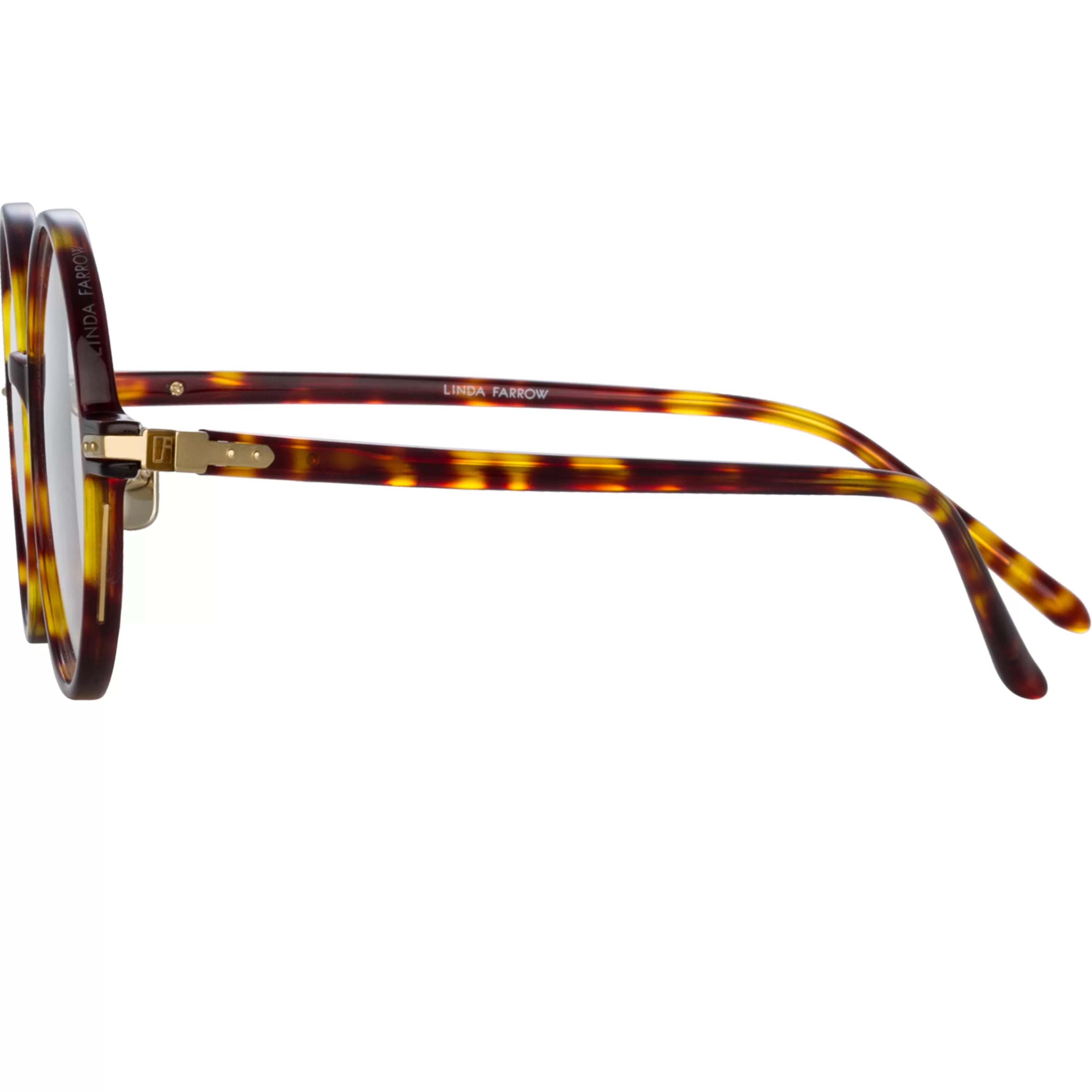 spire_a_round_optical_frame_in_tortoiseshell_2.webp Linda Farrow Linear Spire A Round Optical Frame in Tortoiseshell