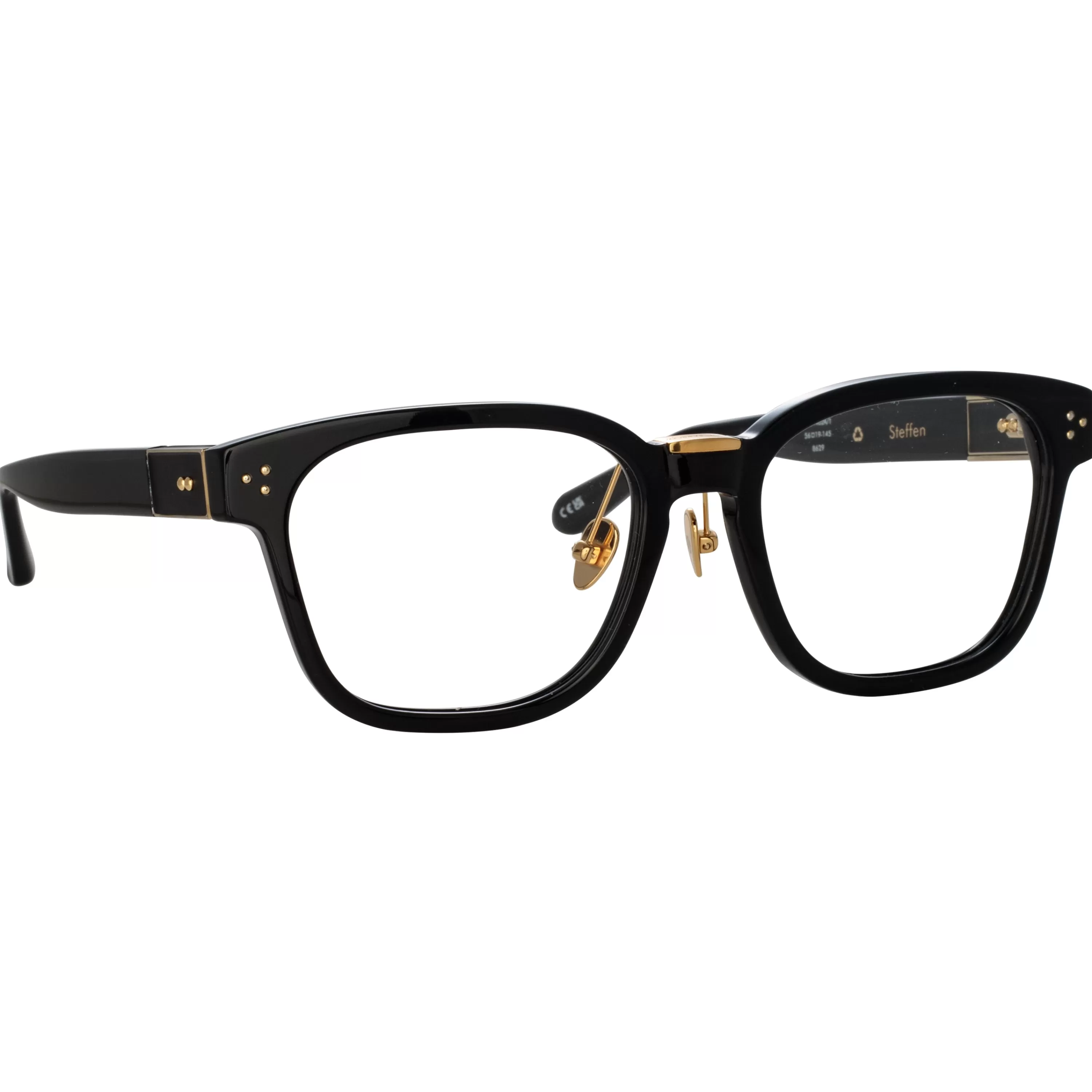 steffen_a_optical_dframe_in_black_asian_fit_2.webp LINDA FARROW (U.K.) Steffen A Optical D-Frame in Black (Asian Fit)