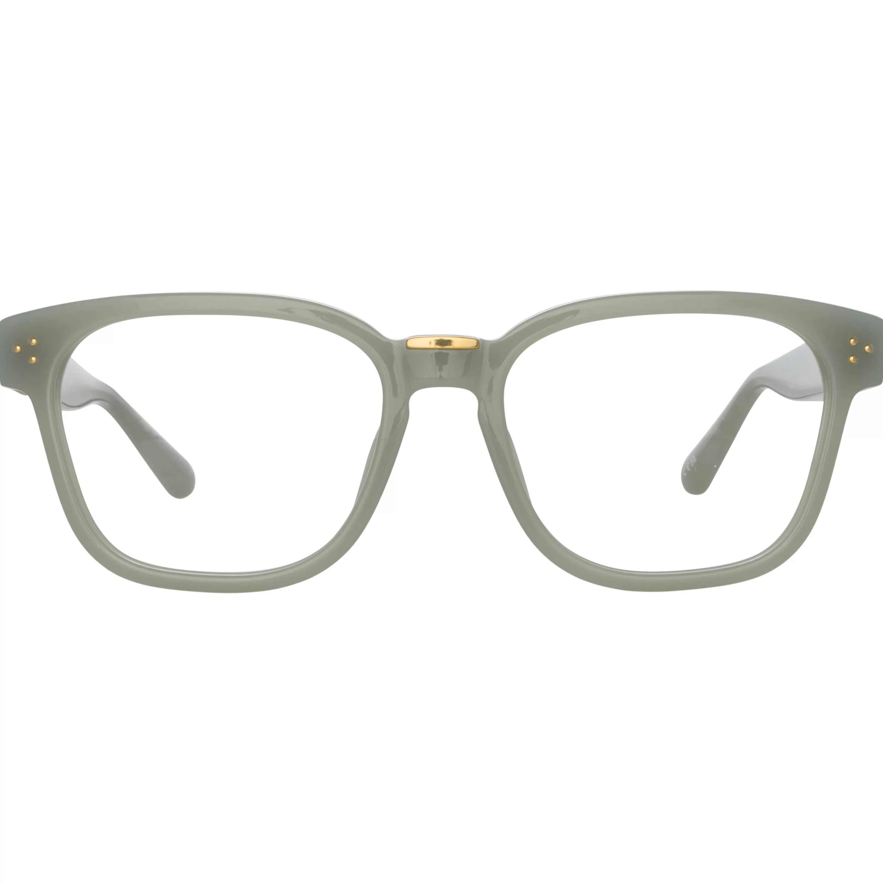 Women LINDA FARROW (U.K.) Steffen Optical D-Frame in Steel