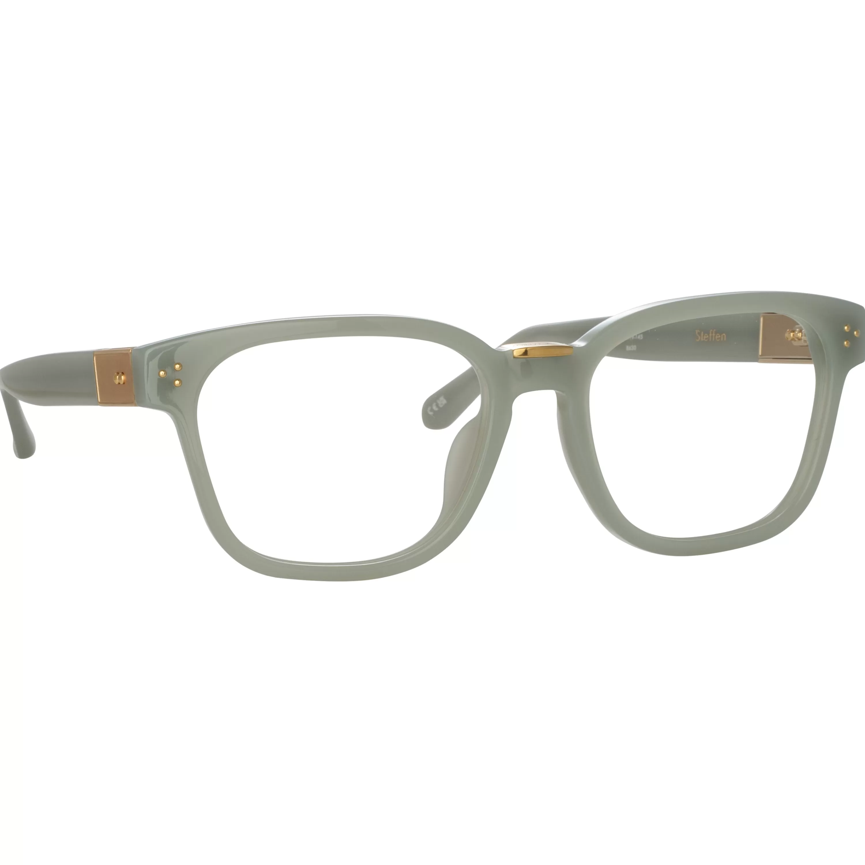 steffen_optical_dframe_in_steel_2.webp Women LINDA FARROW (U.K.) Steffen Optical D-Frame in Steel