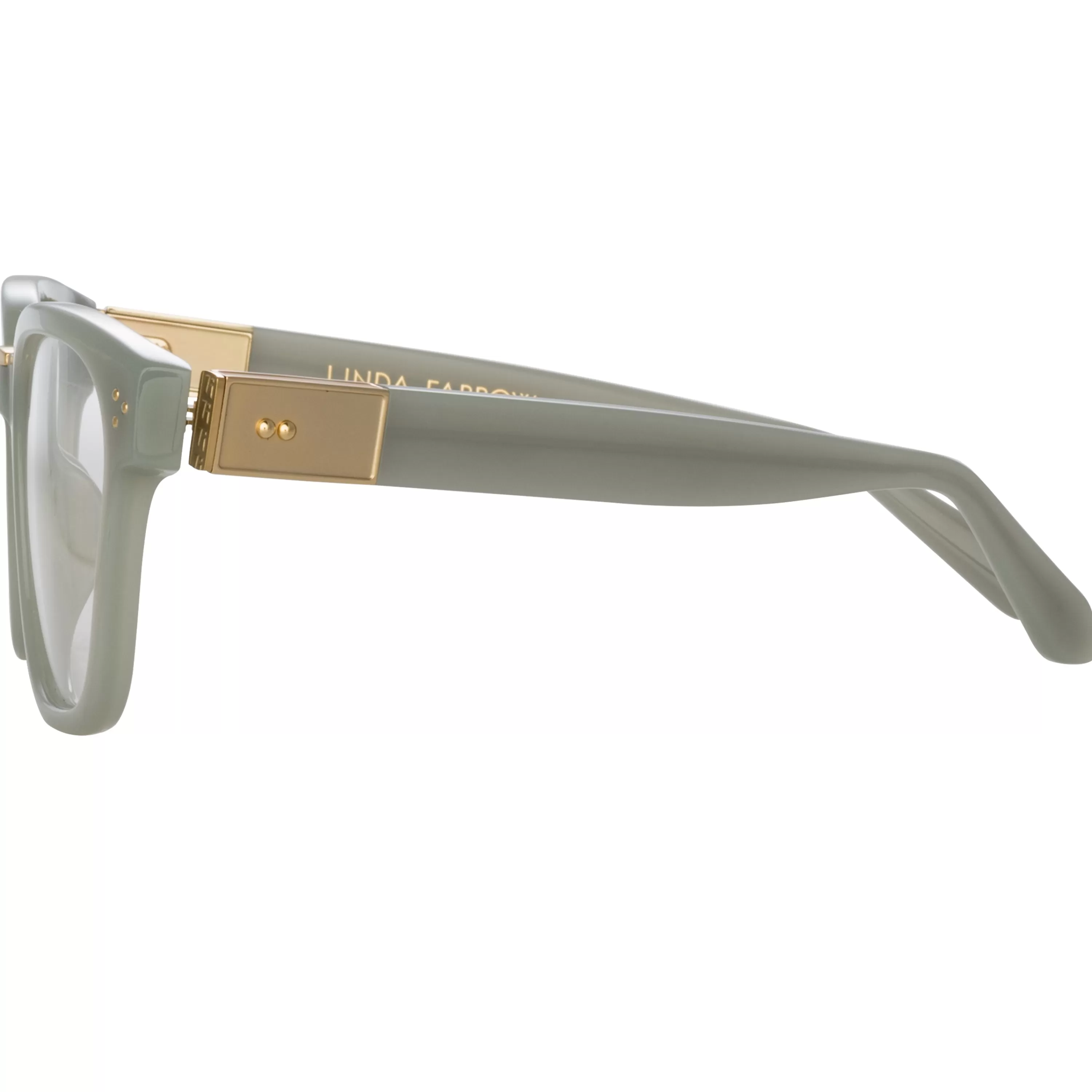 steffen_optical_dframe_in_steel_3.webp Women LINDA FARROW (U.K.) Steffen Optical D-Frame in Steel
