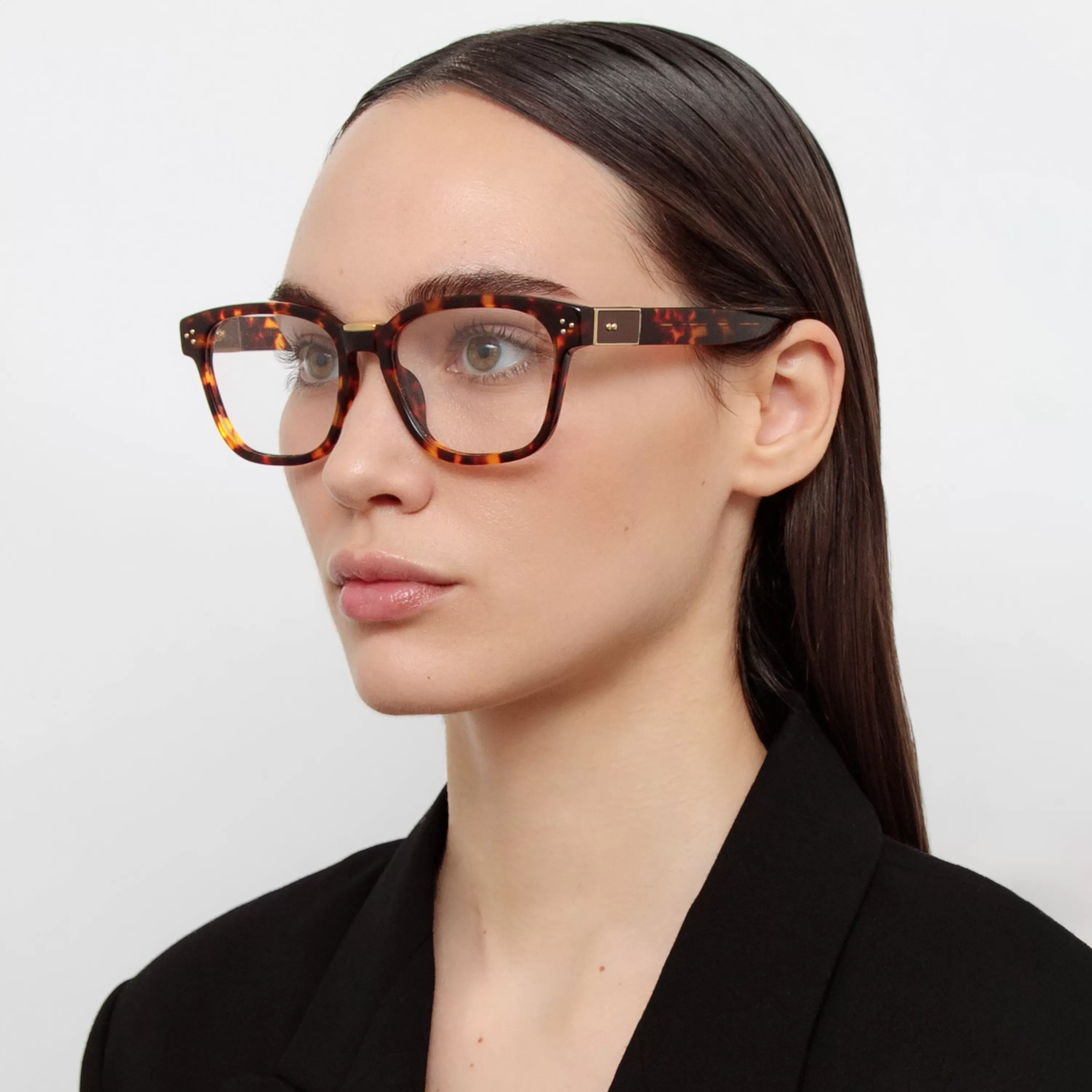 Women LINDA FARROW (U.K.) Steffen Optical D-Frame in Tortoiseshell