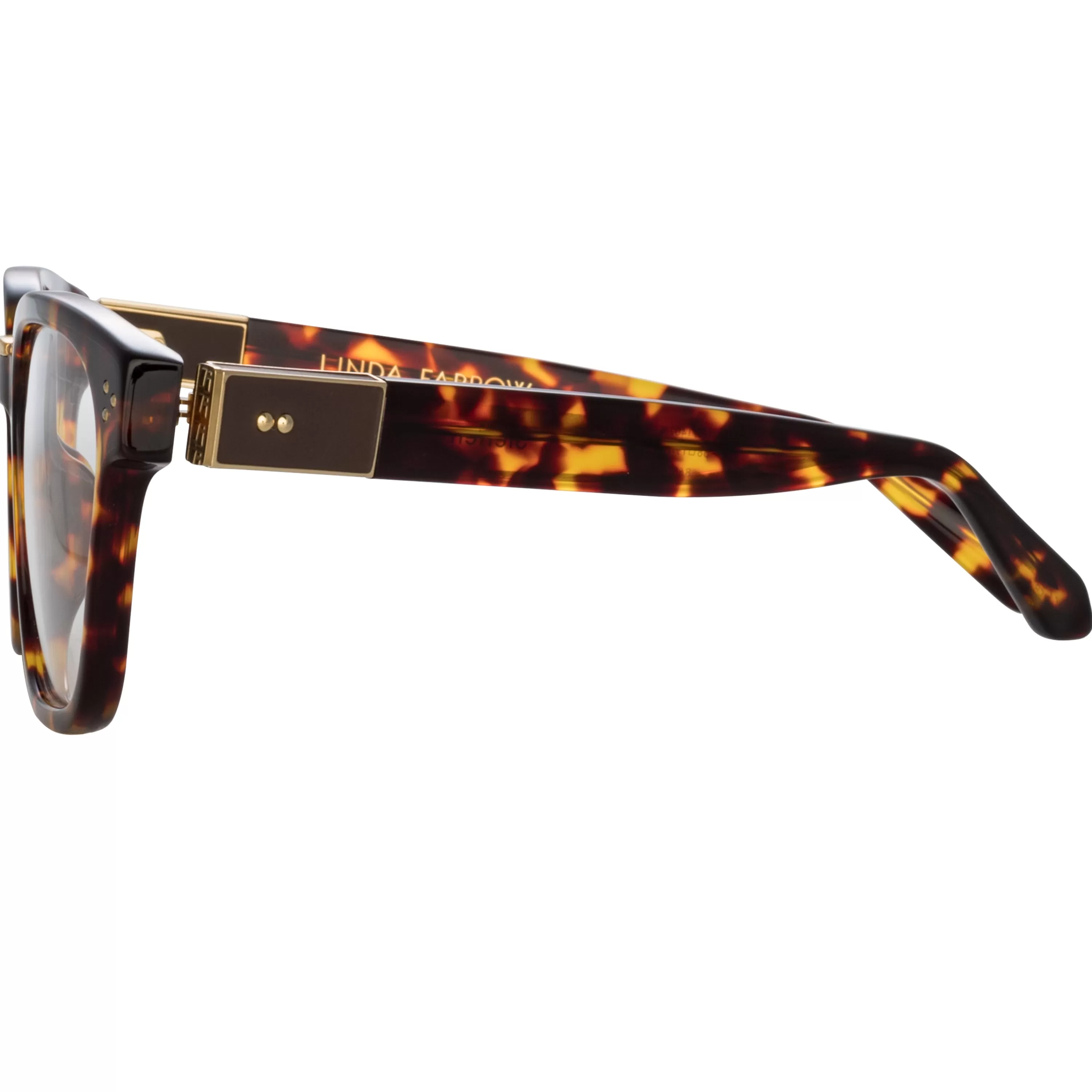 steffen_optical_dframe_in_tortoiseshell_3.webp Women LINDA FARROW (U.K.) Steffen Optical D-Frame in Tortoiseshell