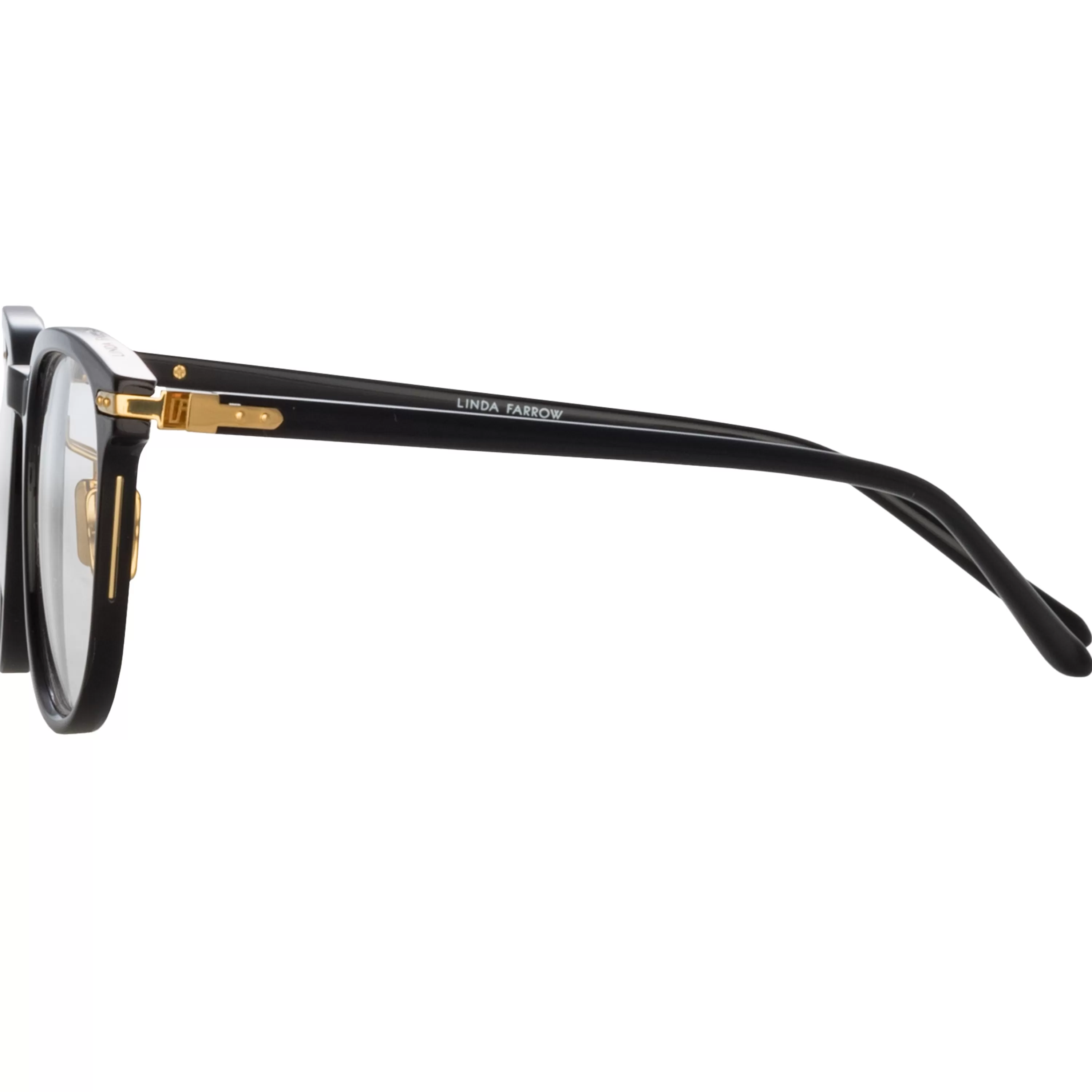 sullivan_optical_dframe_in_black_asian_fit_3.webp LINDA FARROW (U.K.) Sullivan Optical D-Frame in Black (Asian Fit)