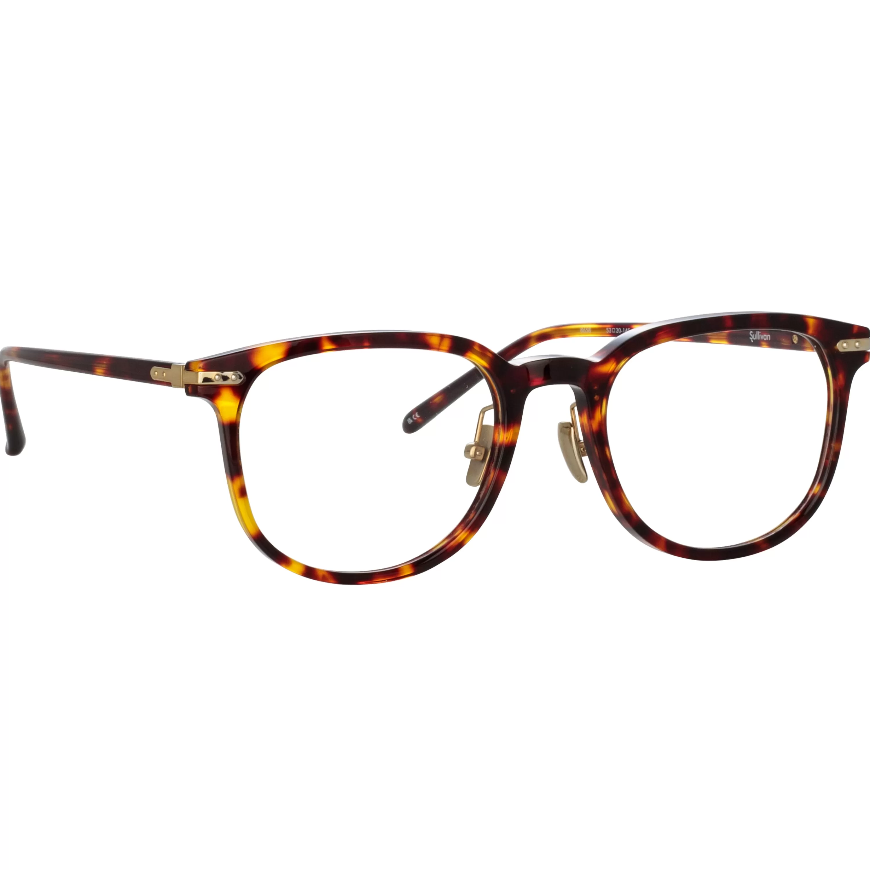 sullivan_optical_dframe_in_tortoiseshell_asian_fit_2.webp LINDA FARROW (U.K.) Sullivan Optical D-Frame in Tortoiseshell (Asian Fit)
