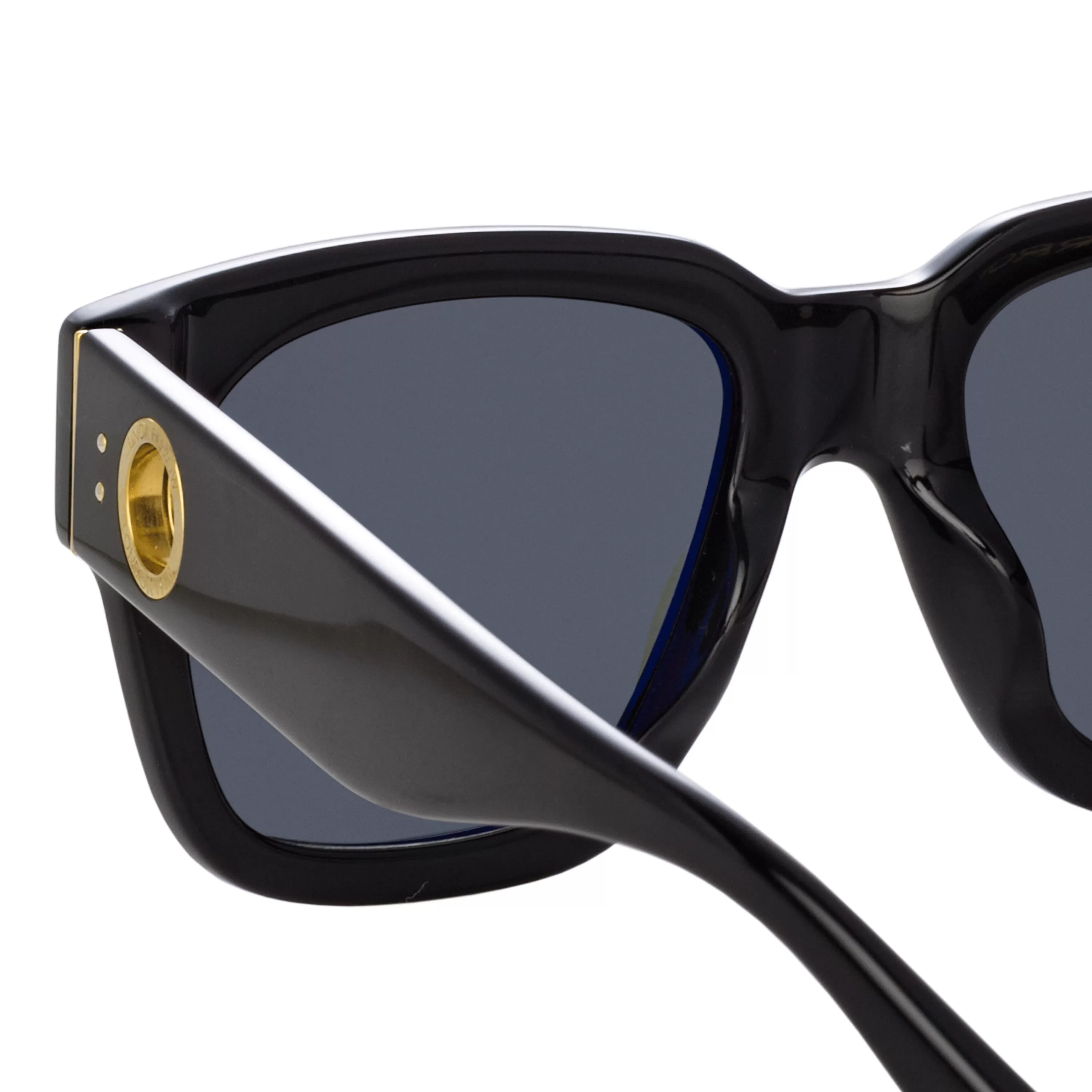 the_amber__dframe_sunglasses_in_black_c_4.webp Women Linda Farrow The Amber | D-Frame Sunglasses in Black (C1)