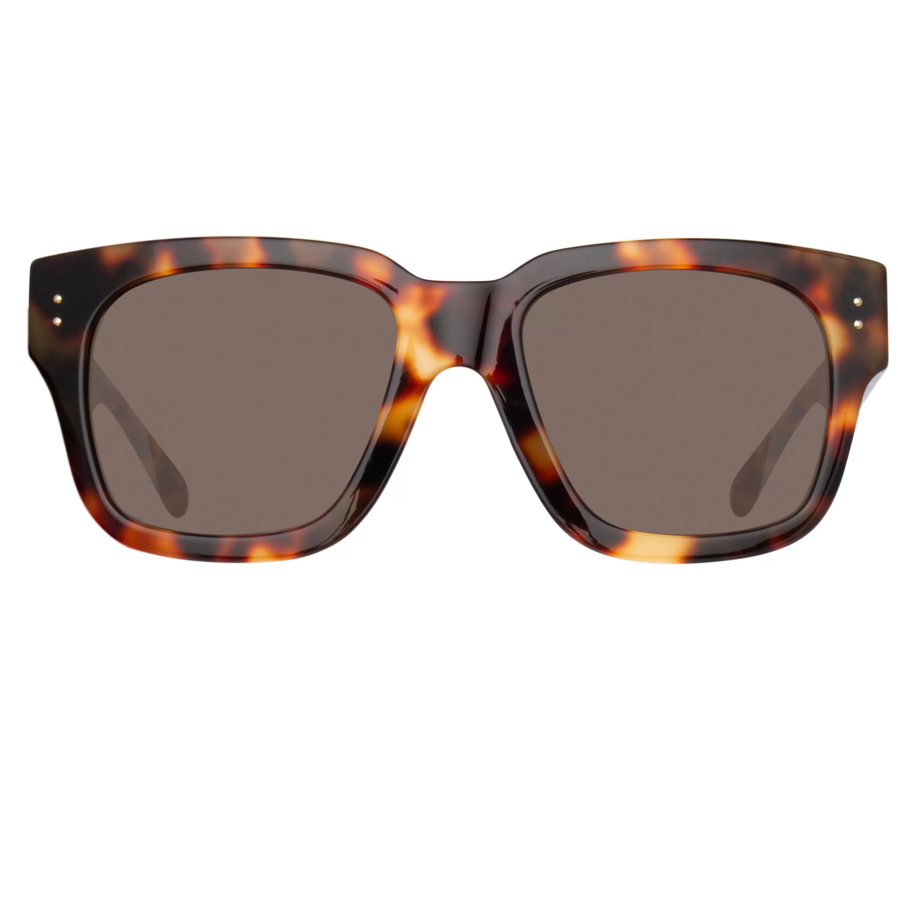 Women Linda Farrow The Amber | D-Frame Sunglasses in Tortoiseshell (C2)