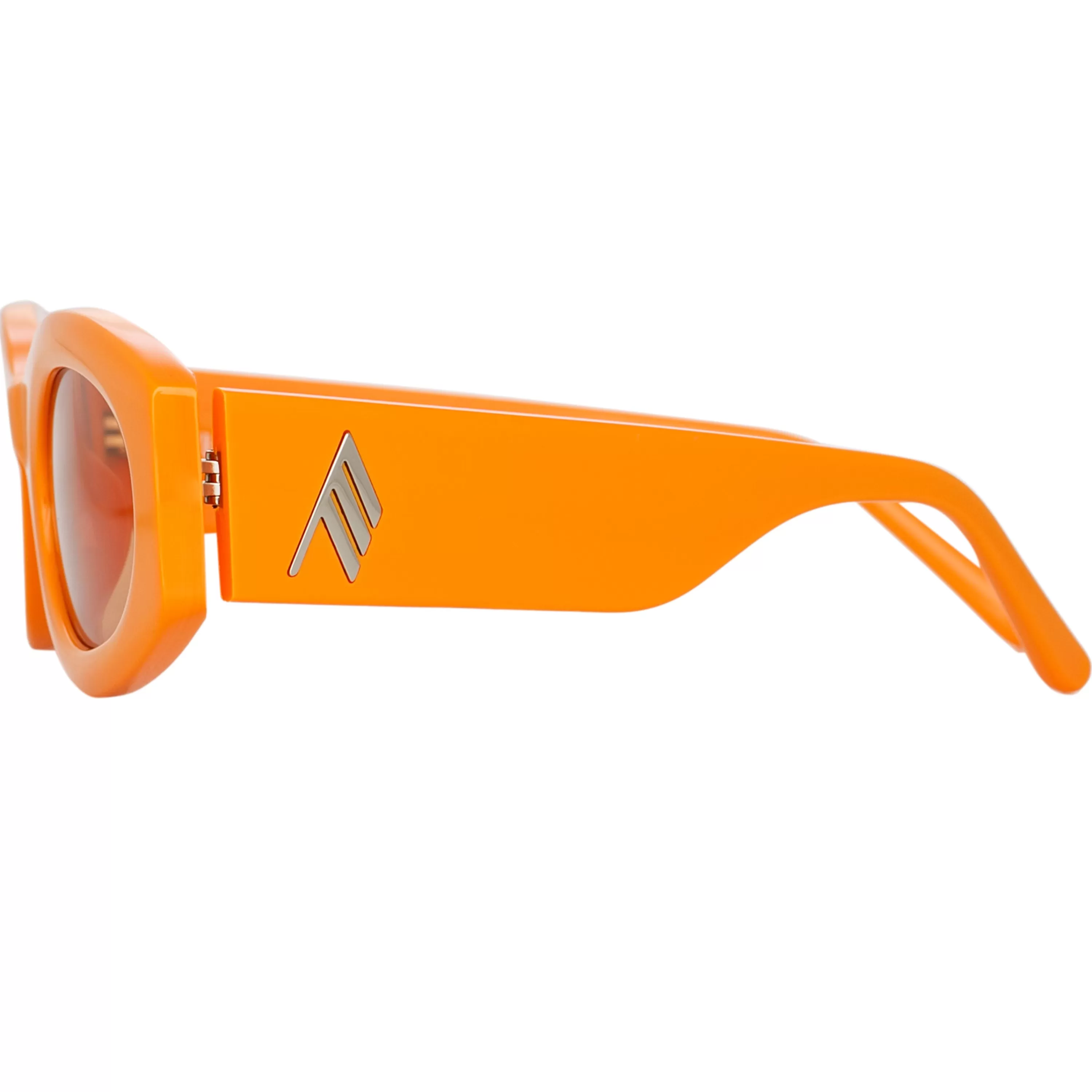 the_attico_berta_oval_sunglasses_in_orange_3.webp The Attico Berta Oval Sunglasses in Orange