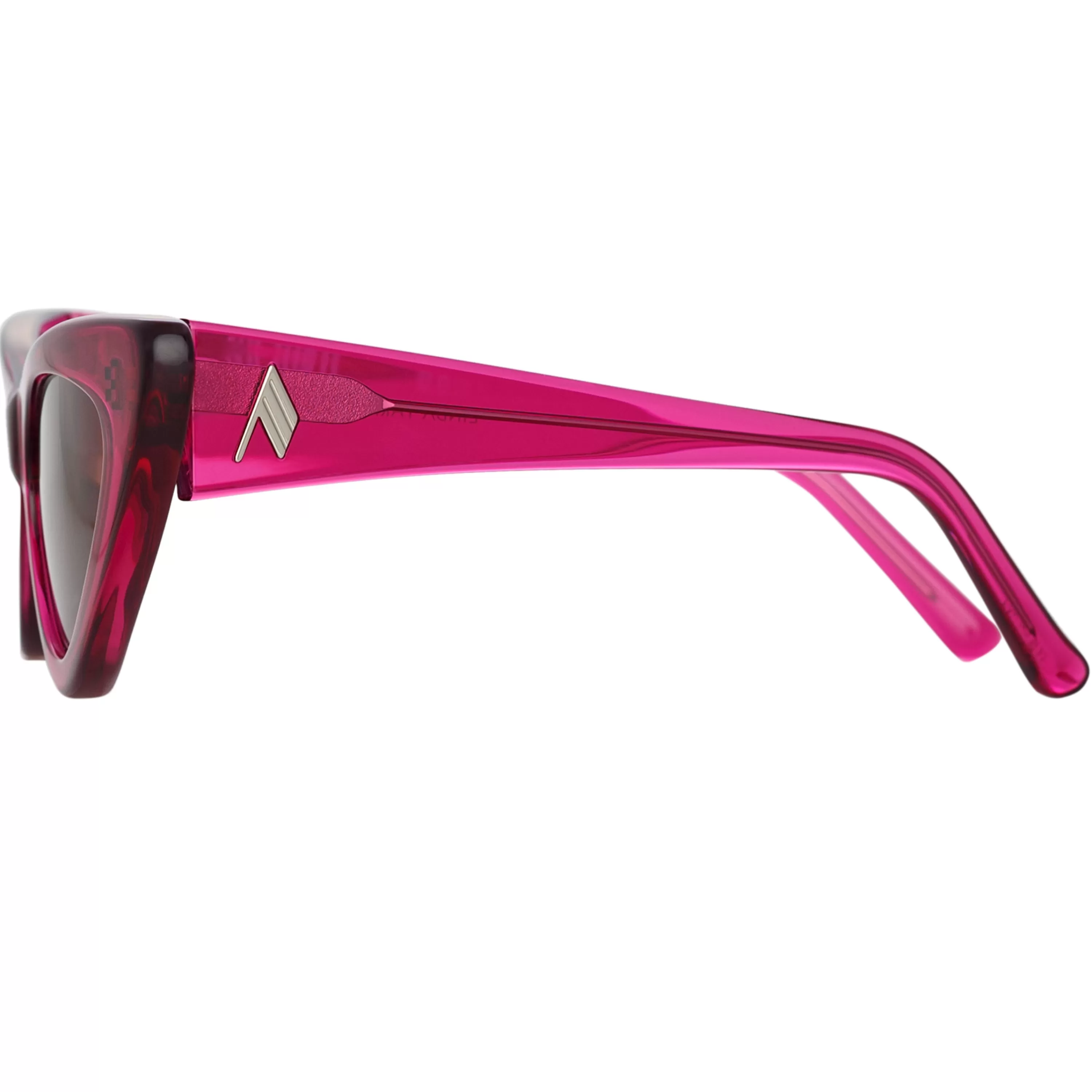 the_attico_dora_cat_eye_sunglasses_in_maroon_3.webp The Attico Dora Cat Eye Sunglasses in Maroon