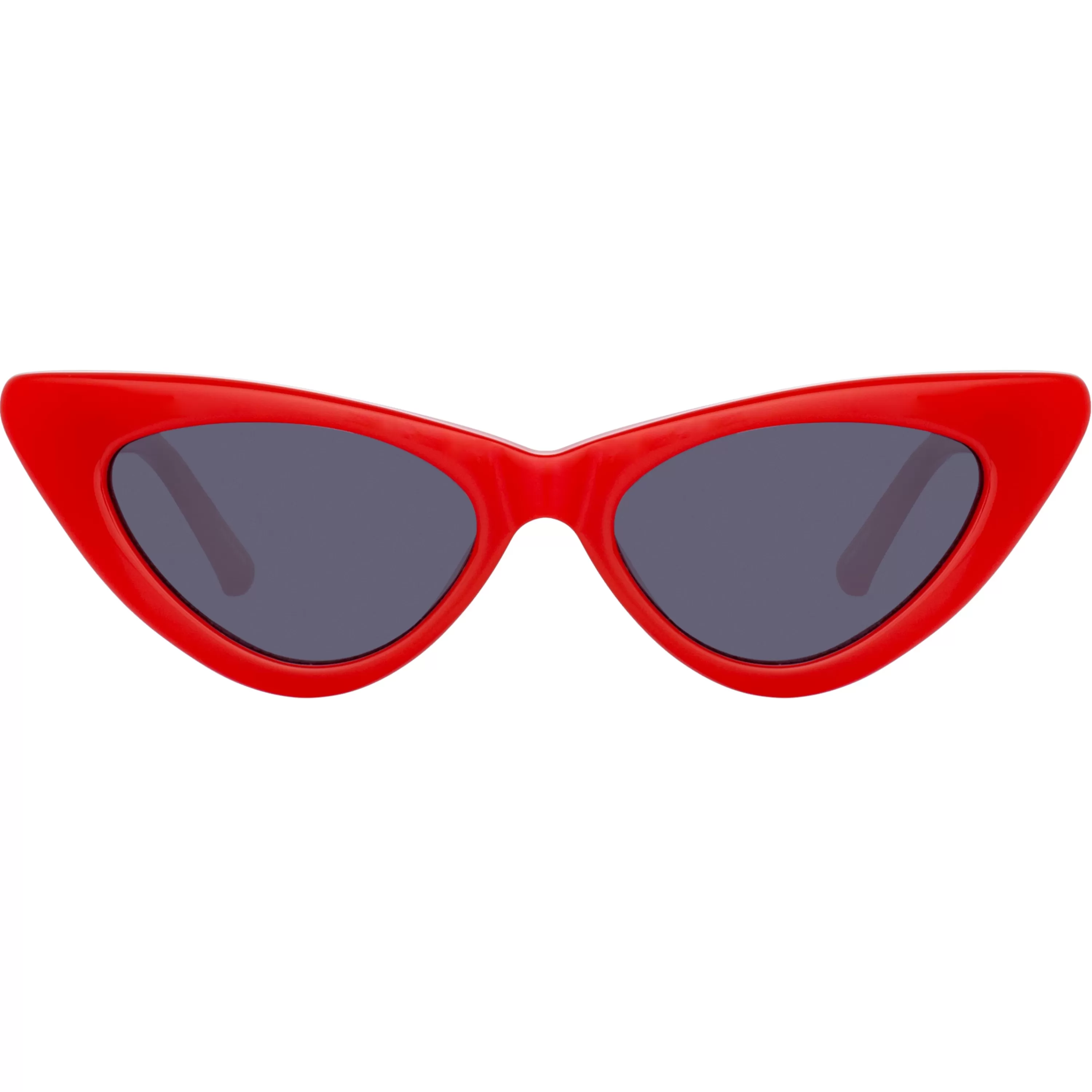 The Attico Dora D-Frame Sunglasses in Red