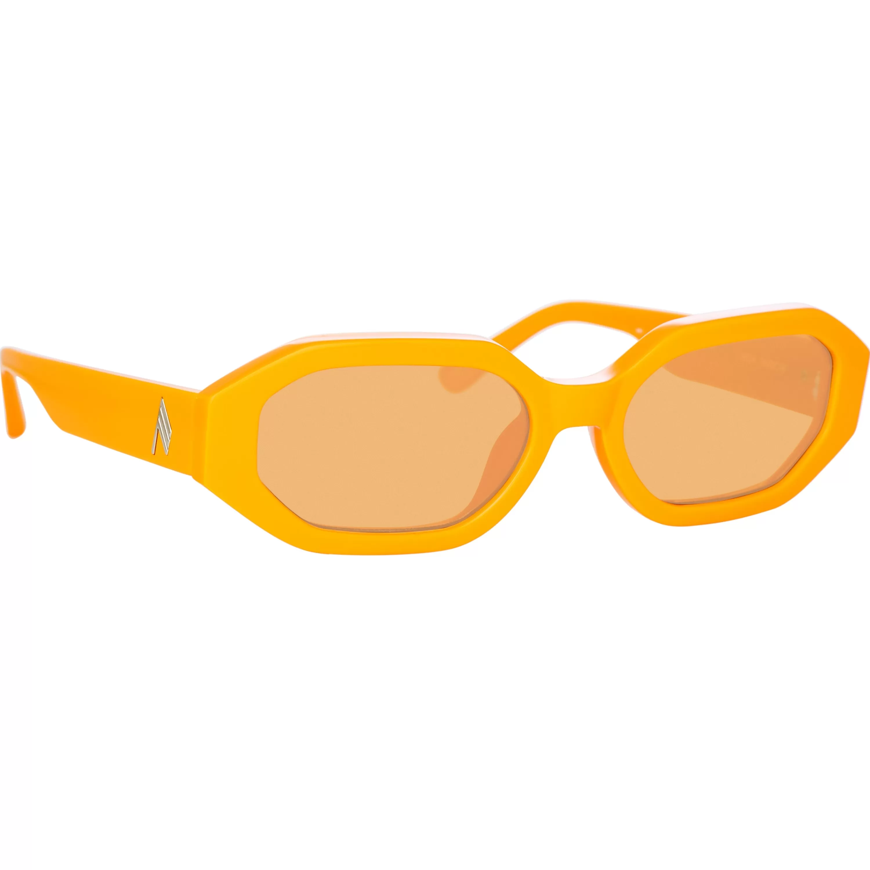 the_attico_irene_angular_sunglasses_in_orange_2.webp The Attico Irene Angular Sunglasses in Orange