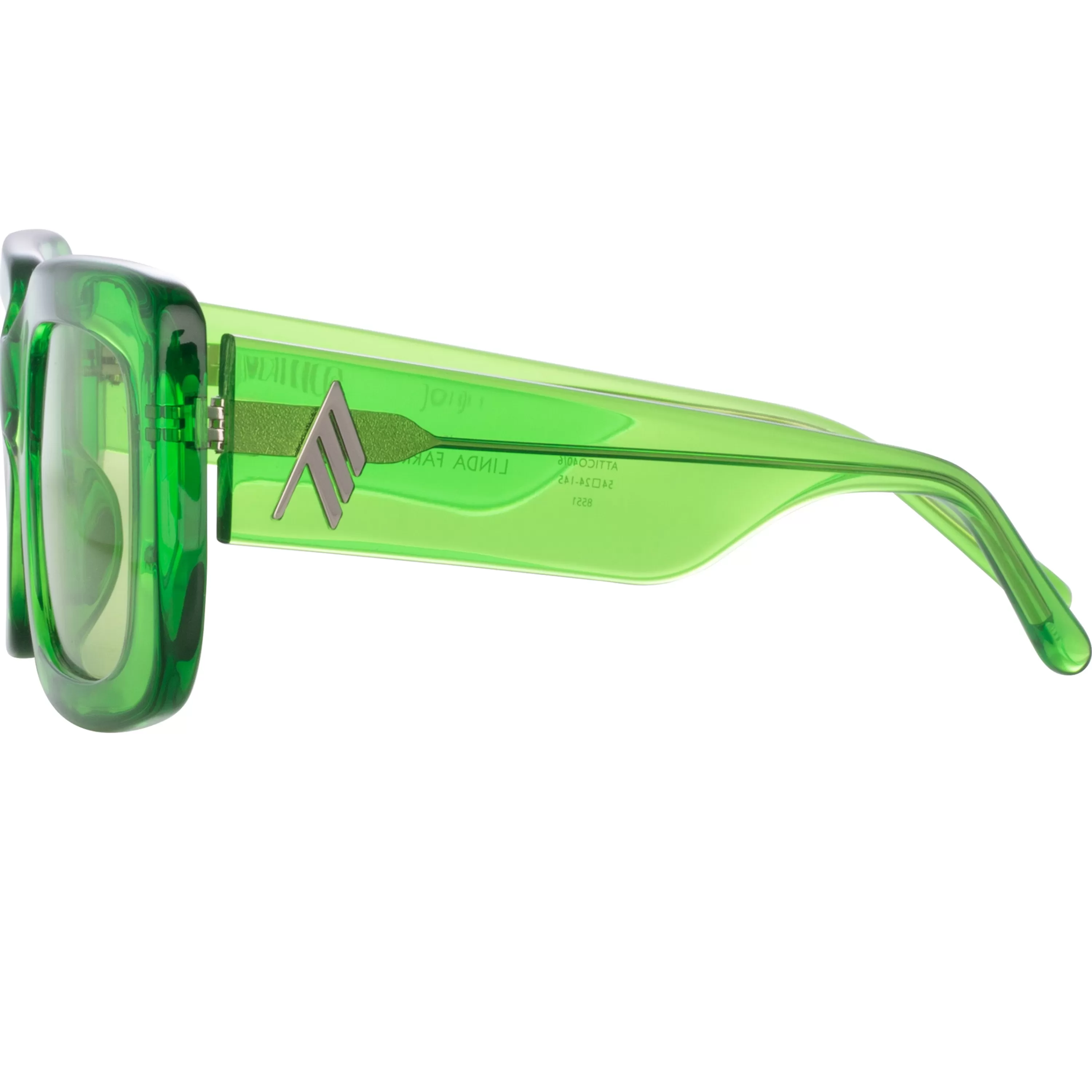 the_attico_jorja_rectangular_sunglasses_in_green_3.webp The Attico Jorja Rectangular Sunglasses in Green