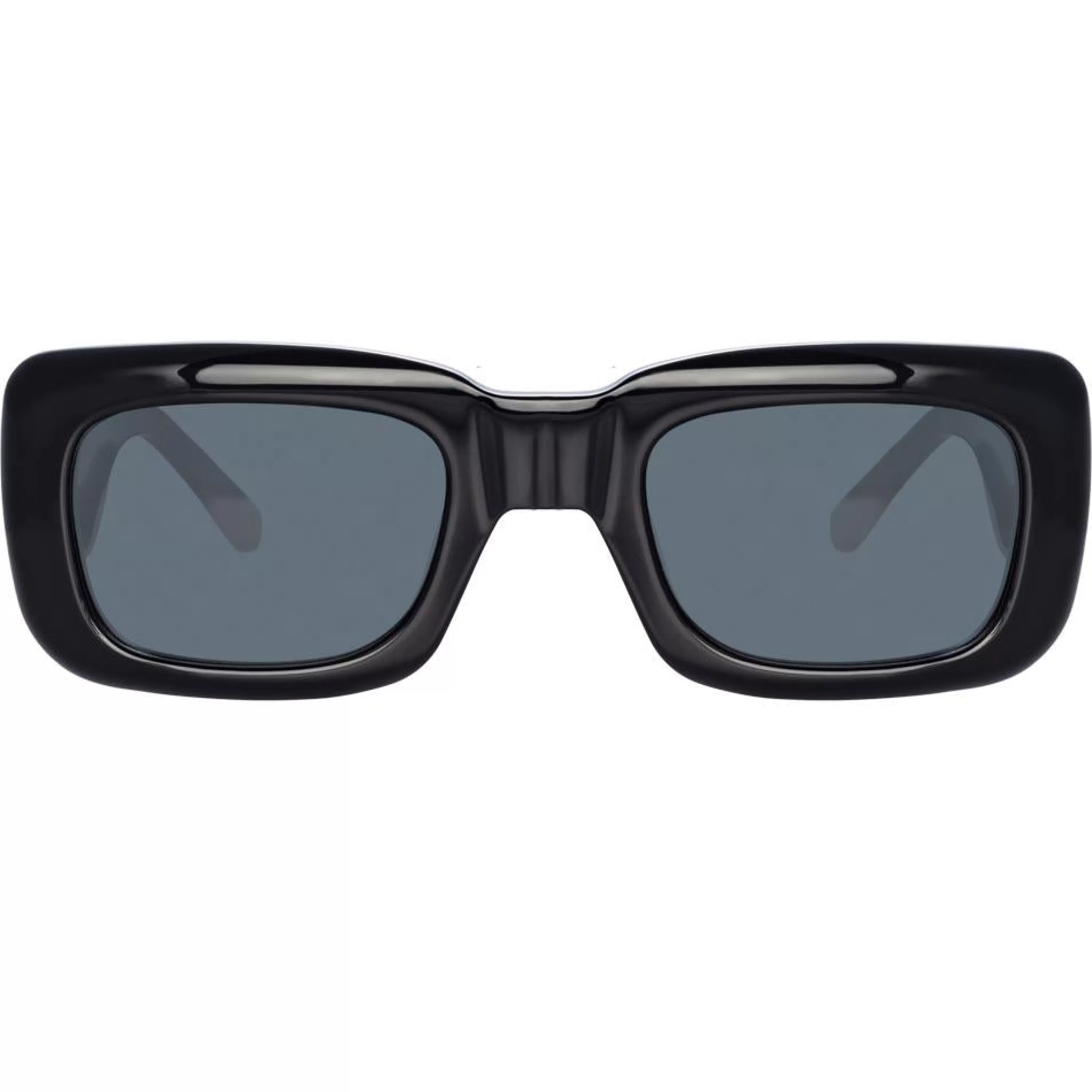 The Attico Marfa Rectangular Sunglasses in Black