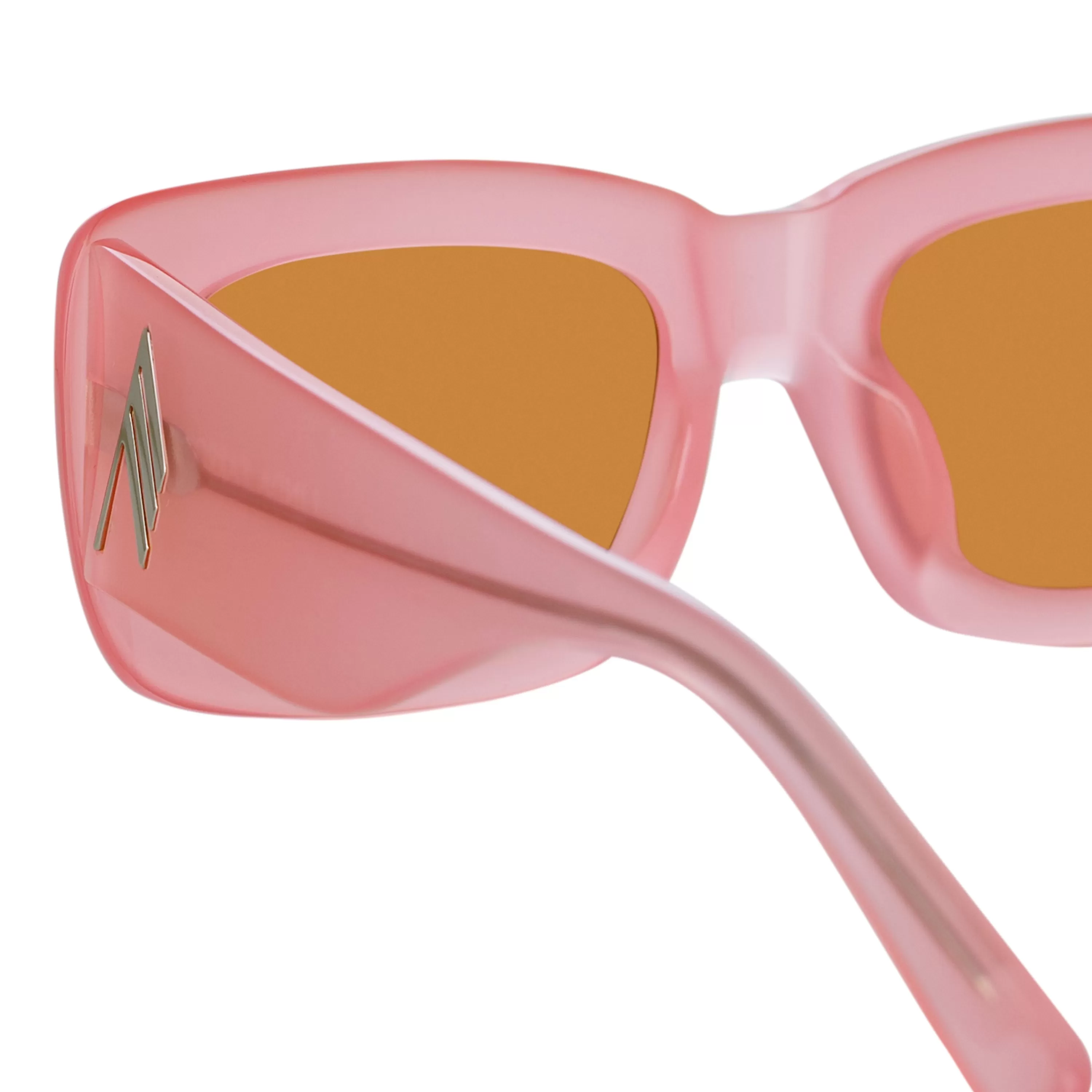 the_attico_marfa_rectangular_sunglasses_in_pink_4.webp LINDA FARROW (U.K.) The Attico Marfa Rectangular Sunglasses in Pink