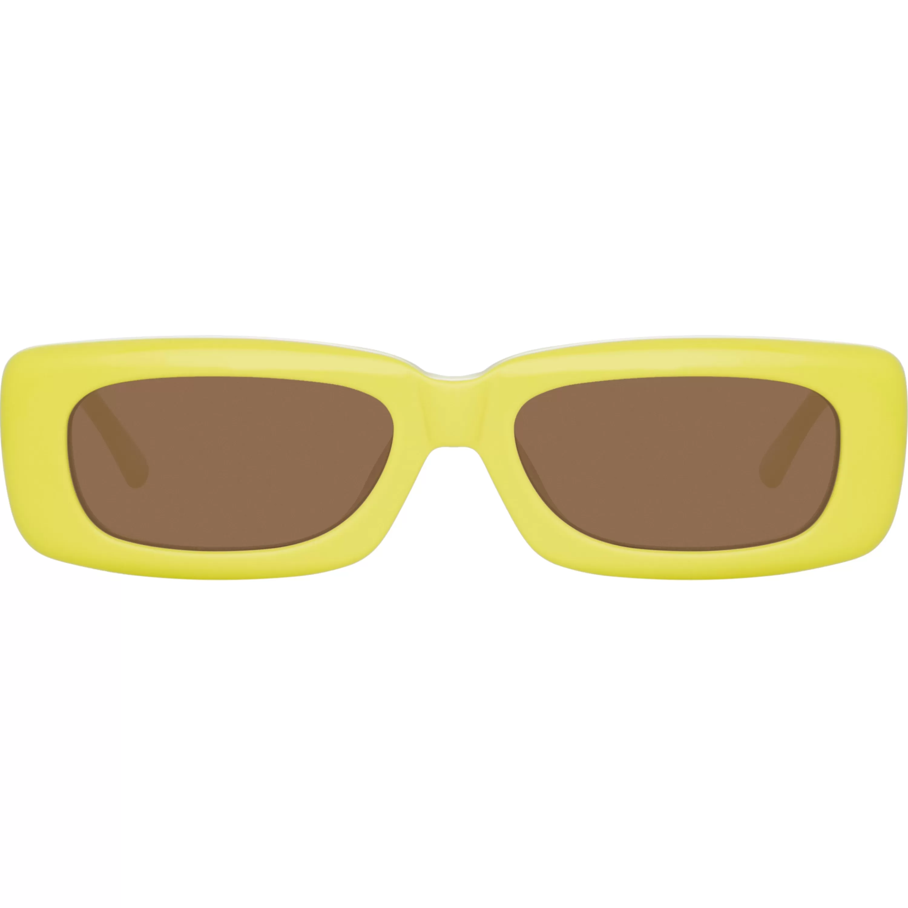 The Attico Mini Marfa in Lemon