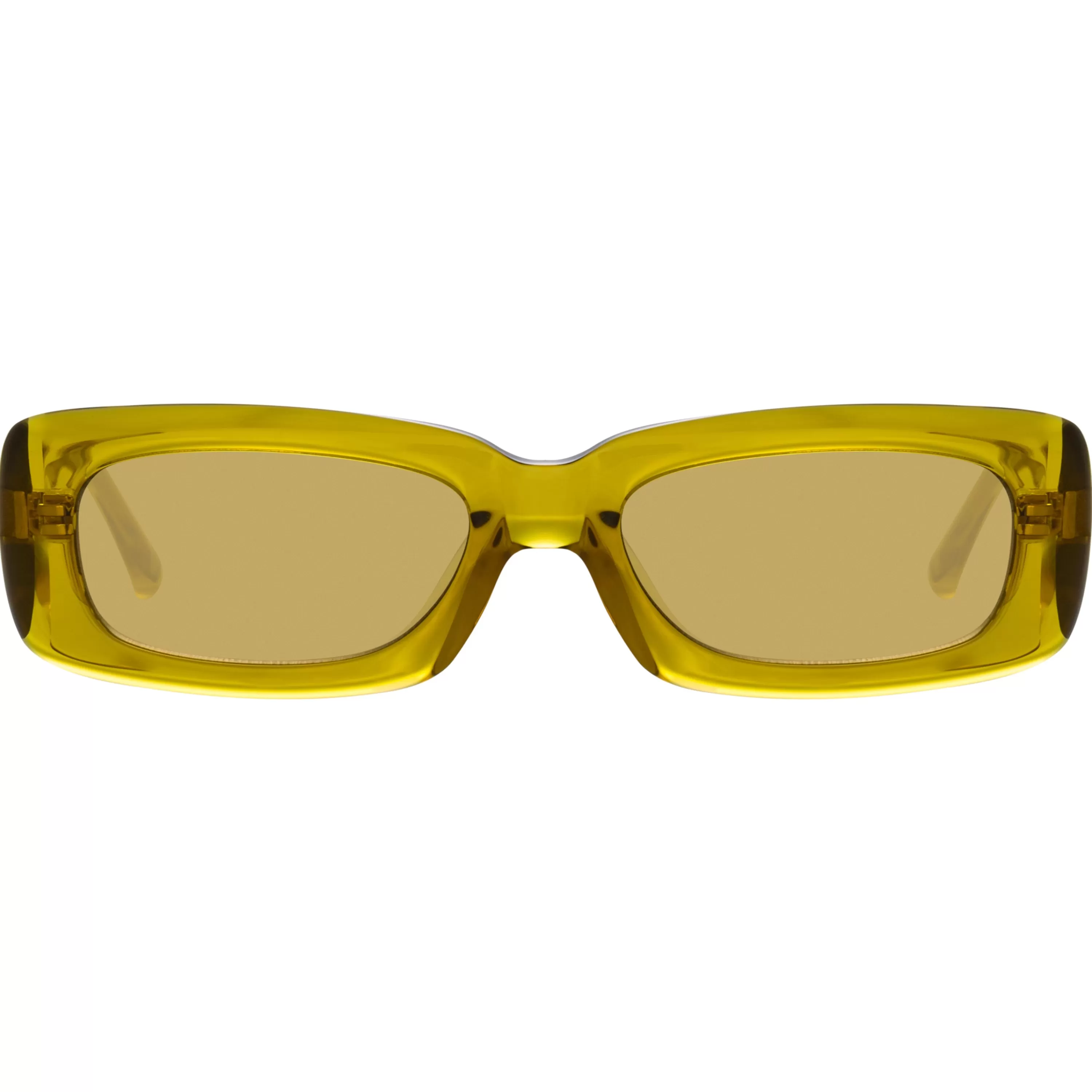 The Attico Mini Marfa in Mustard