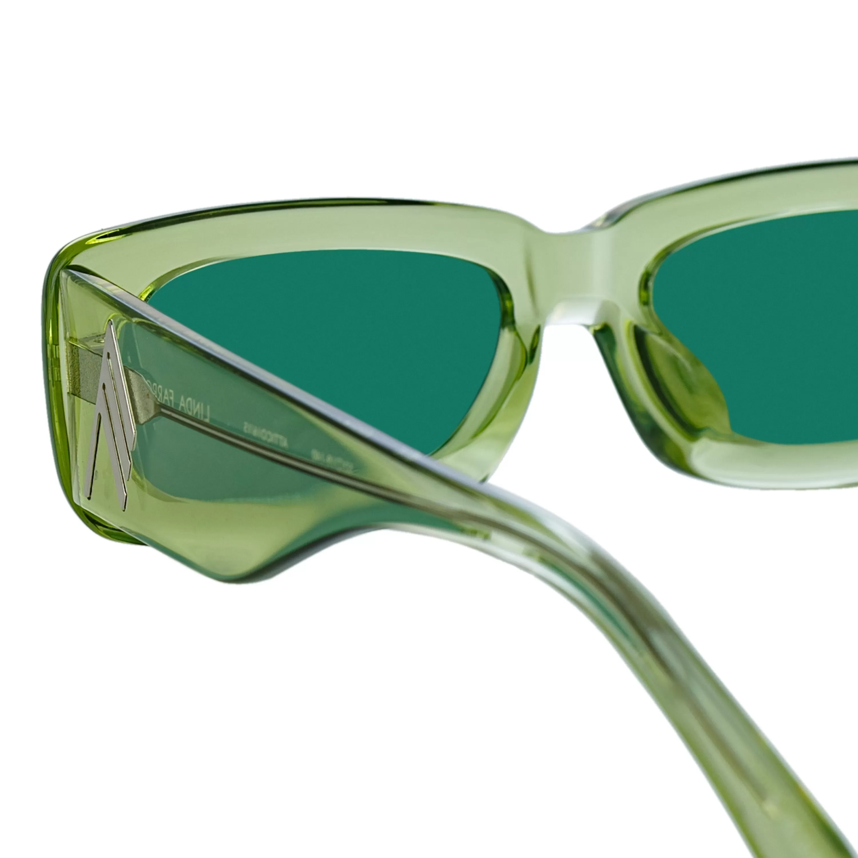 the_attico_mini_marfa_sunglasses_in_lime_3.webp LINDA FARROW (U.K.) The Attico Mini Marfa Sunglasses in Lime